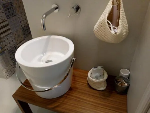 Toilet in Albergo Aquila