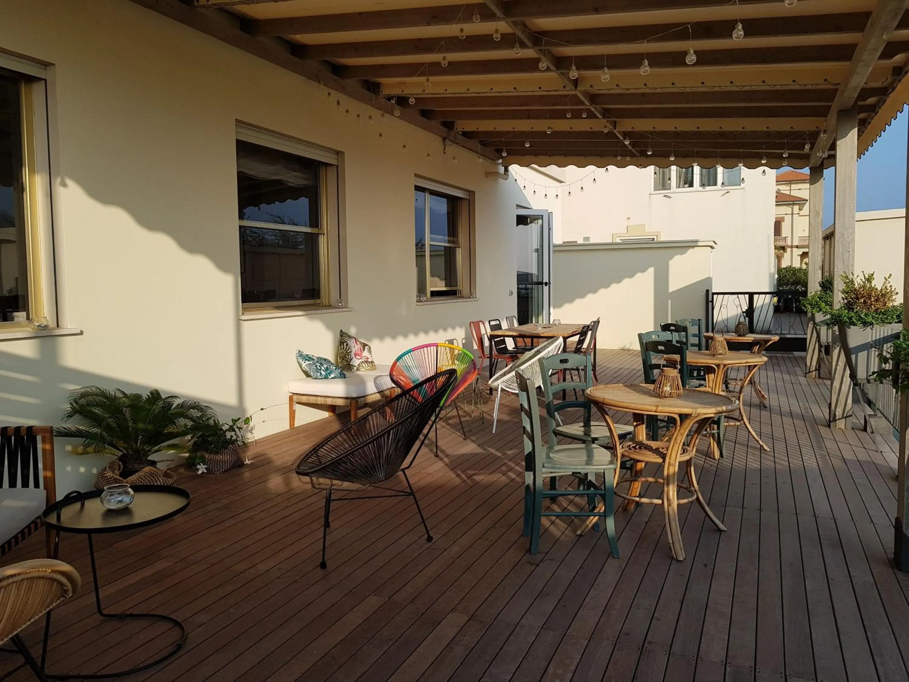 Balcony/Terrace in Albergo Aquila