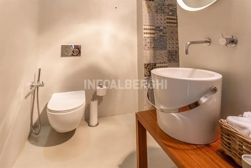 Toilet in Albergo Aquila