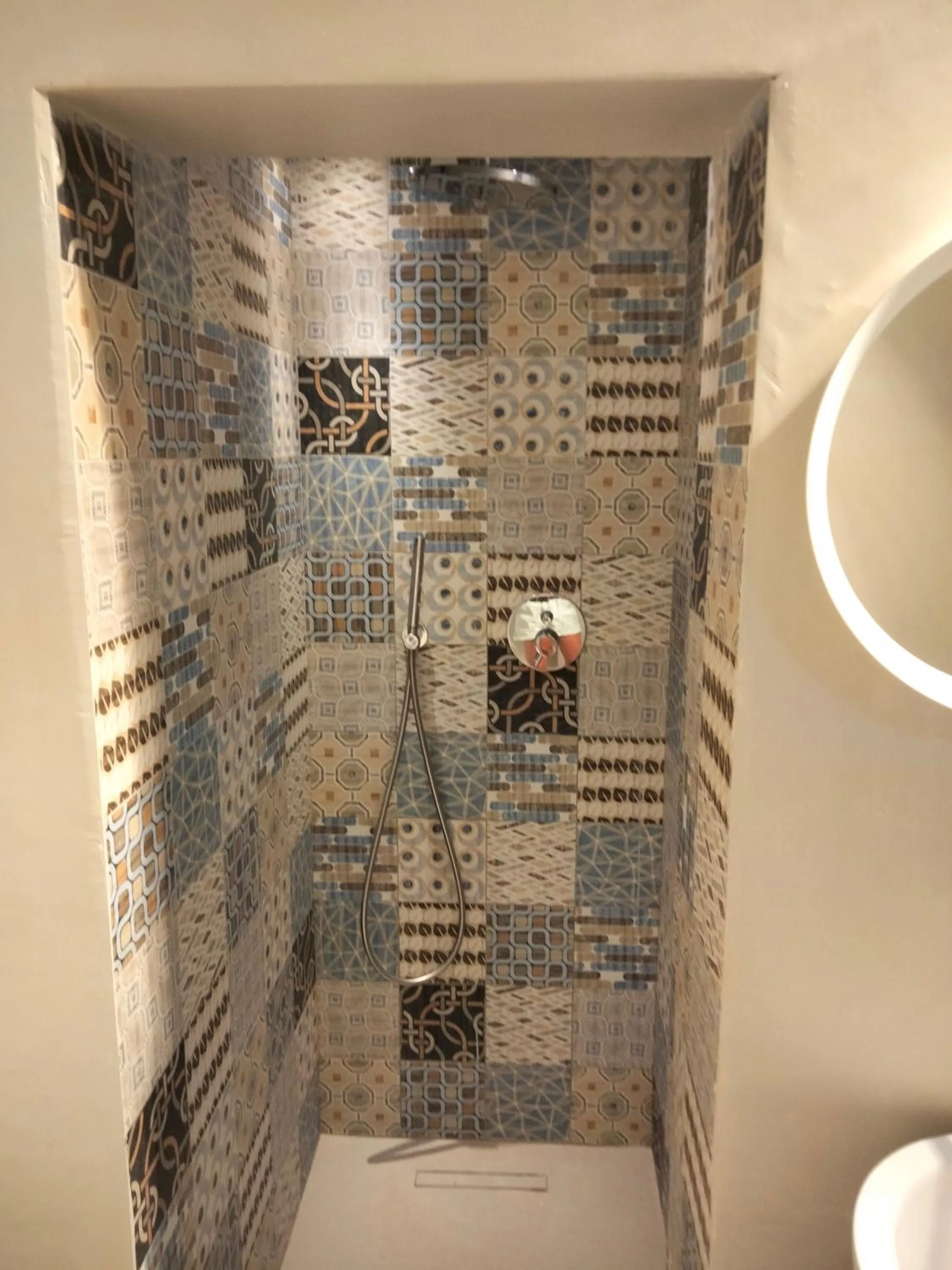 Shower in Albergo Aquila