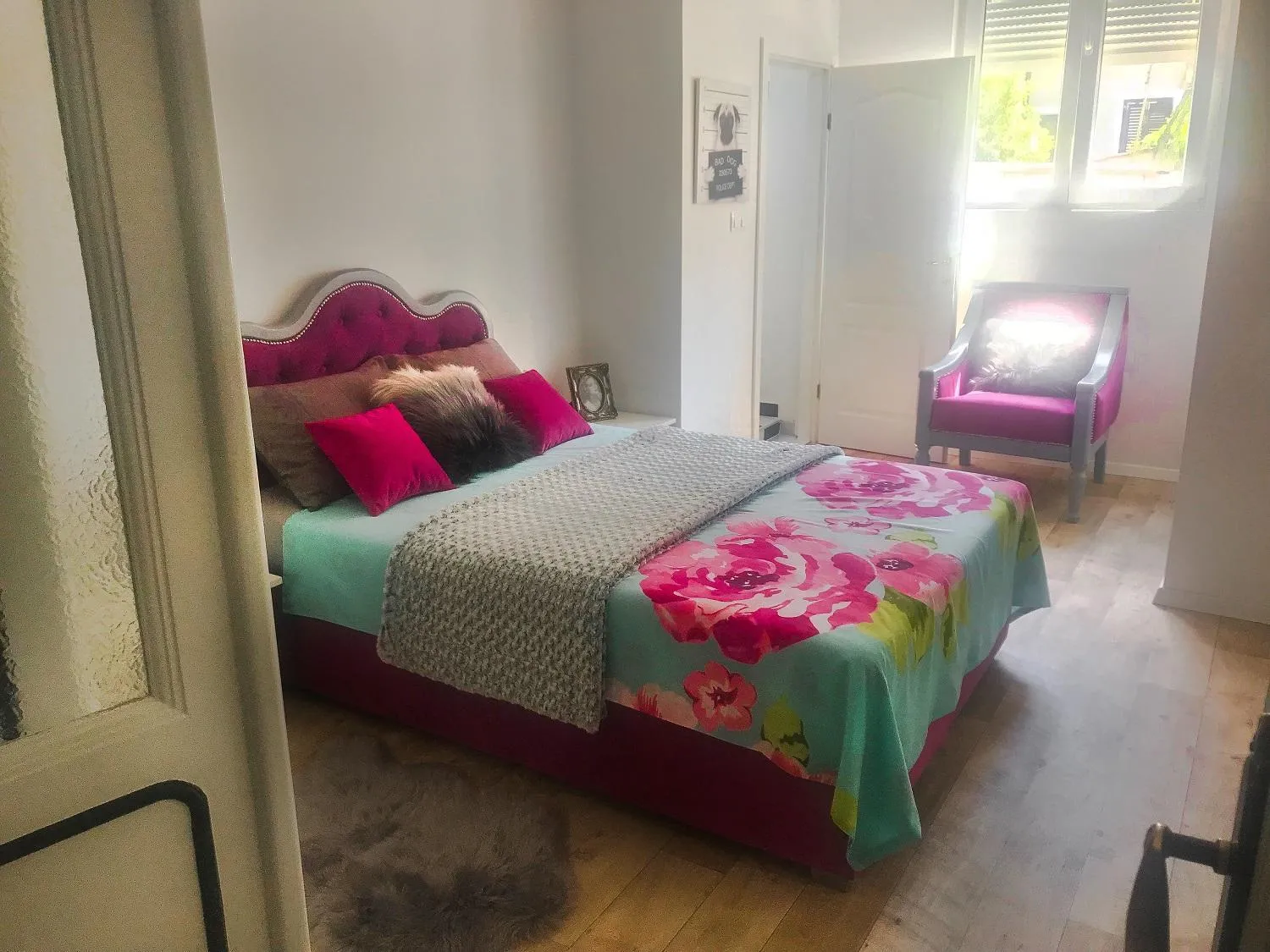 Bed in Emma's rooms B&B
