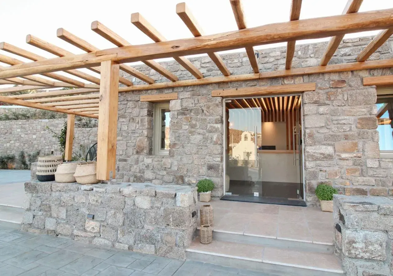 Lobby or reception in Mykonos Cactus Lobby or reception in Mykonos Cactus