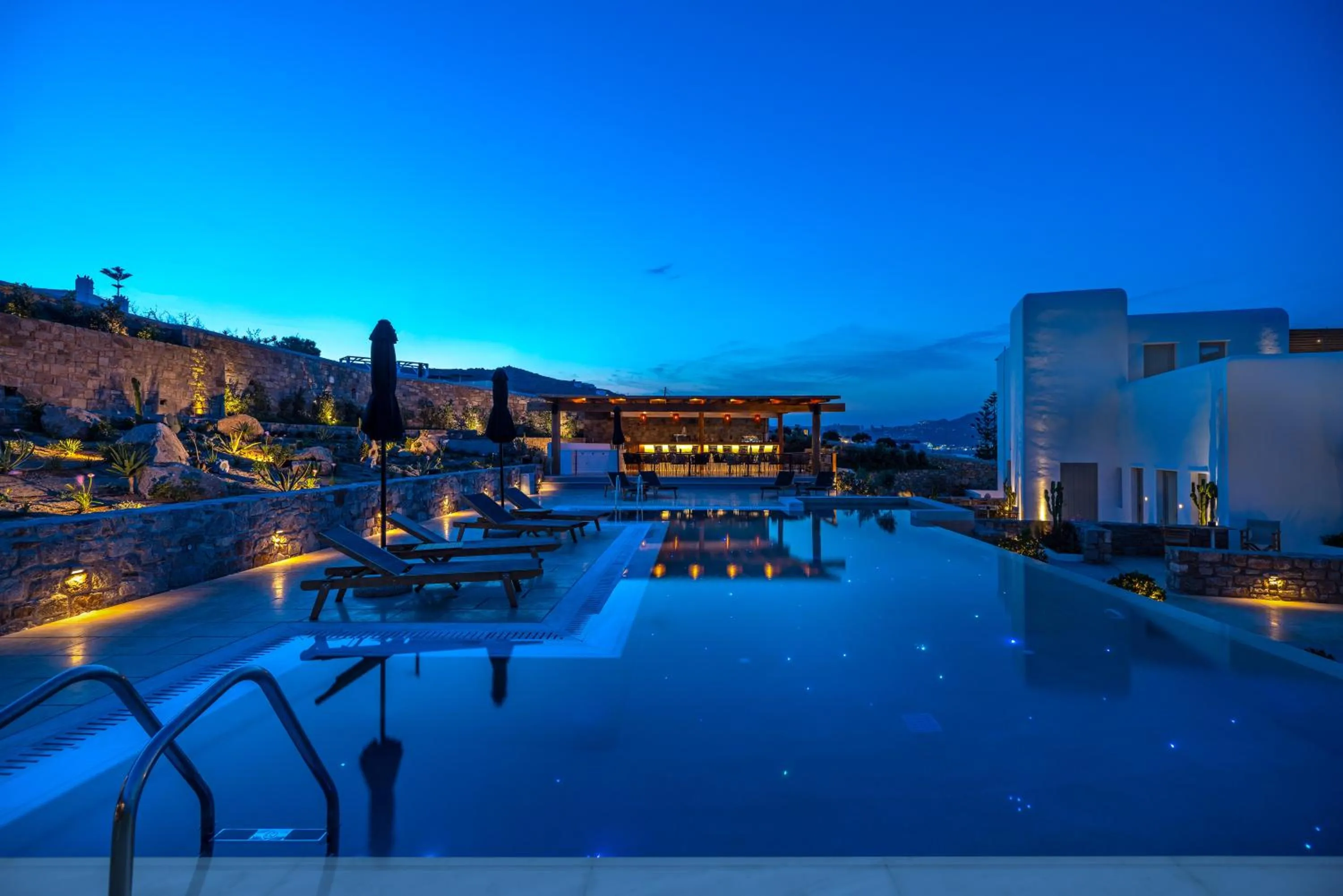 Swimming pool in Mykonos Cactus
