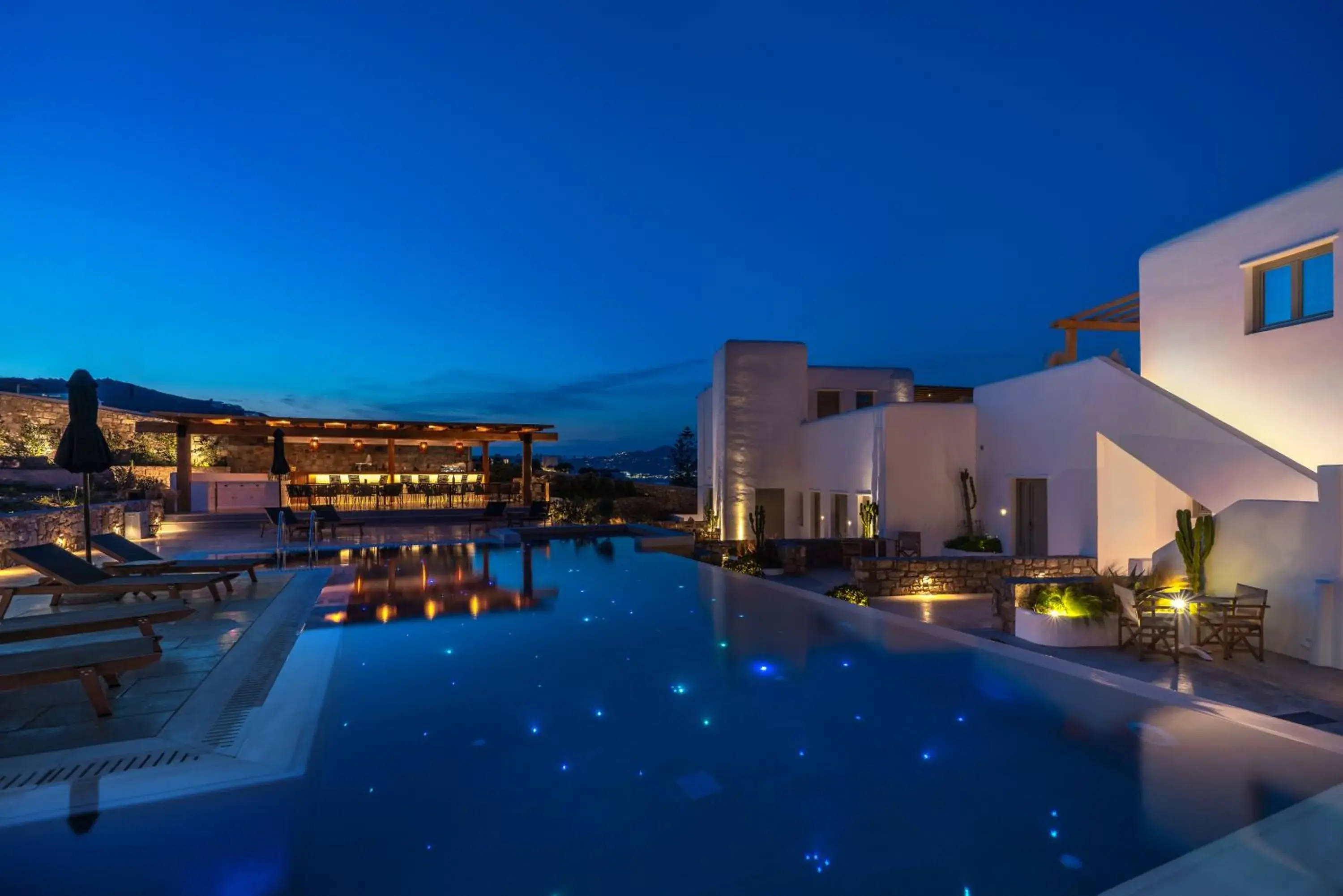 Swimming pool in Mykonos Cactus Swimming pool in Mykonos Cactus