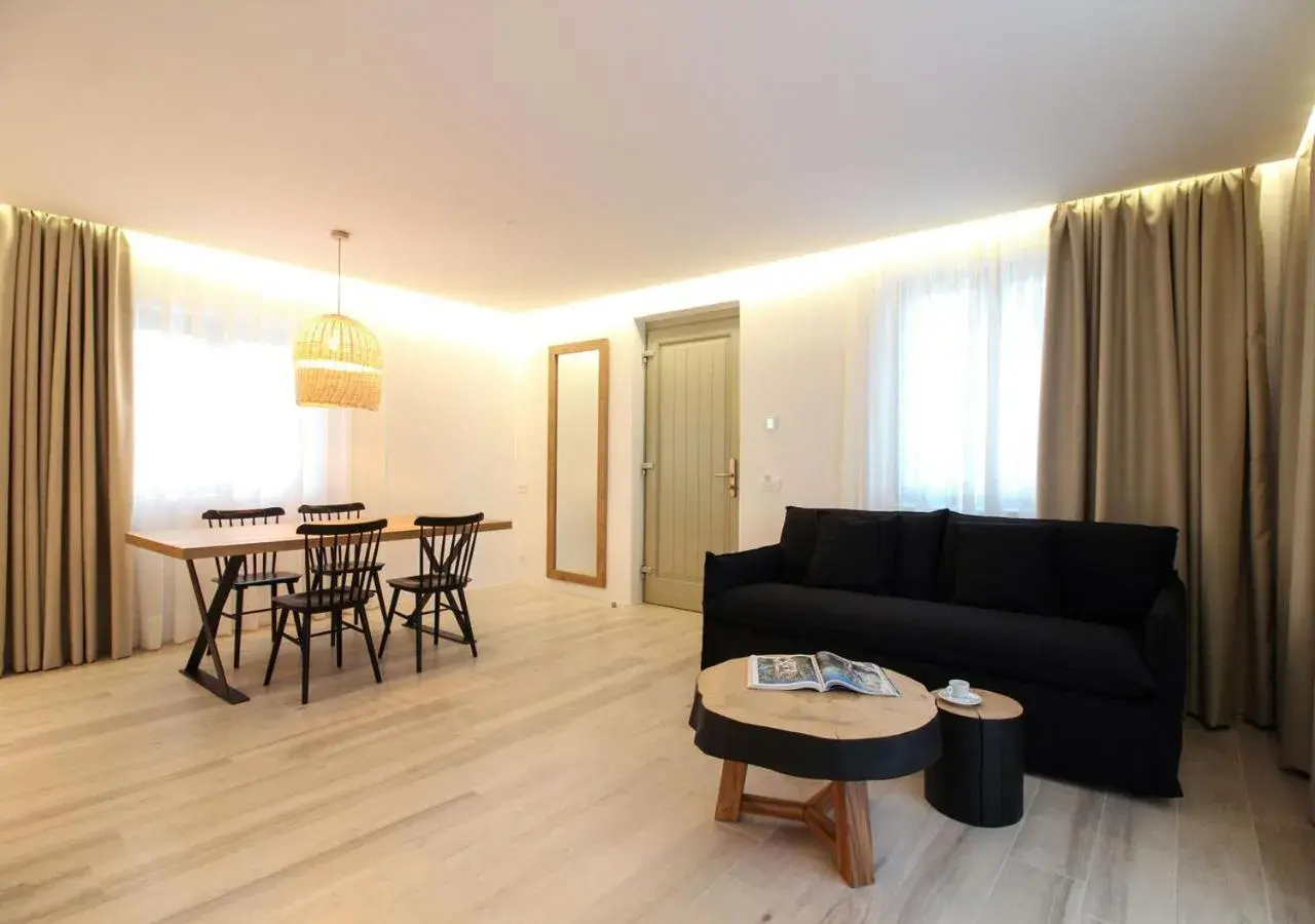 Living room in Mykonos Cactus Living room in Mykonos Cactus