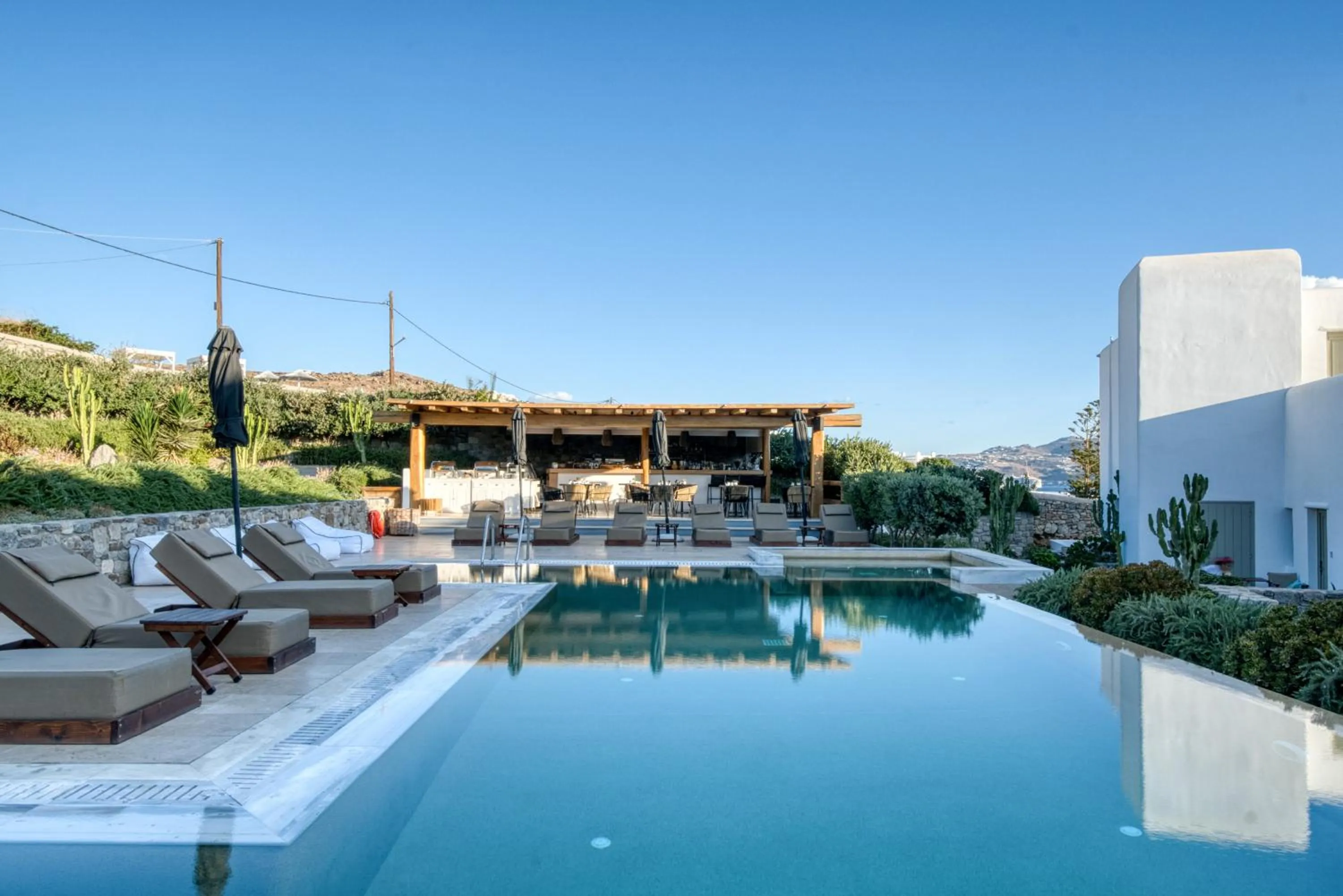 Swimming pool in Mykonos Cactus