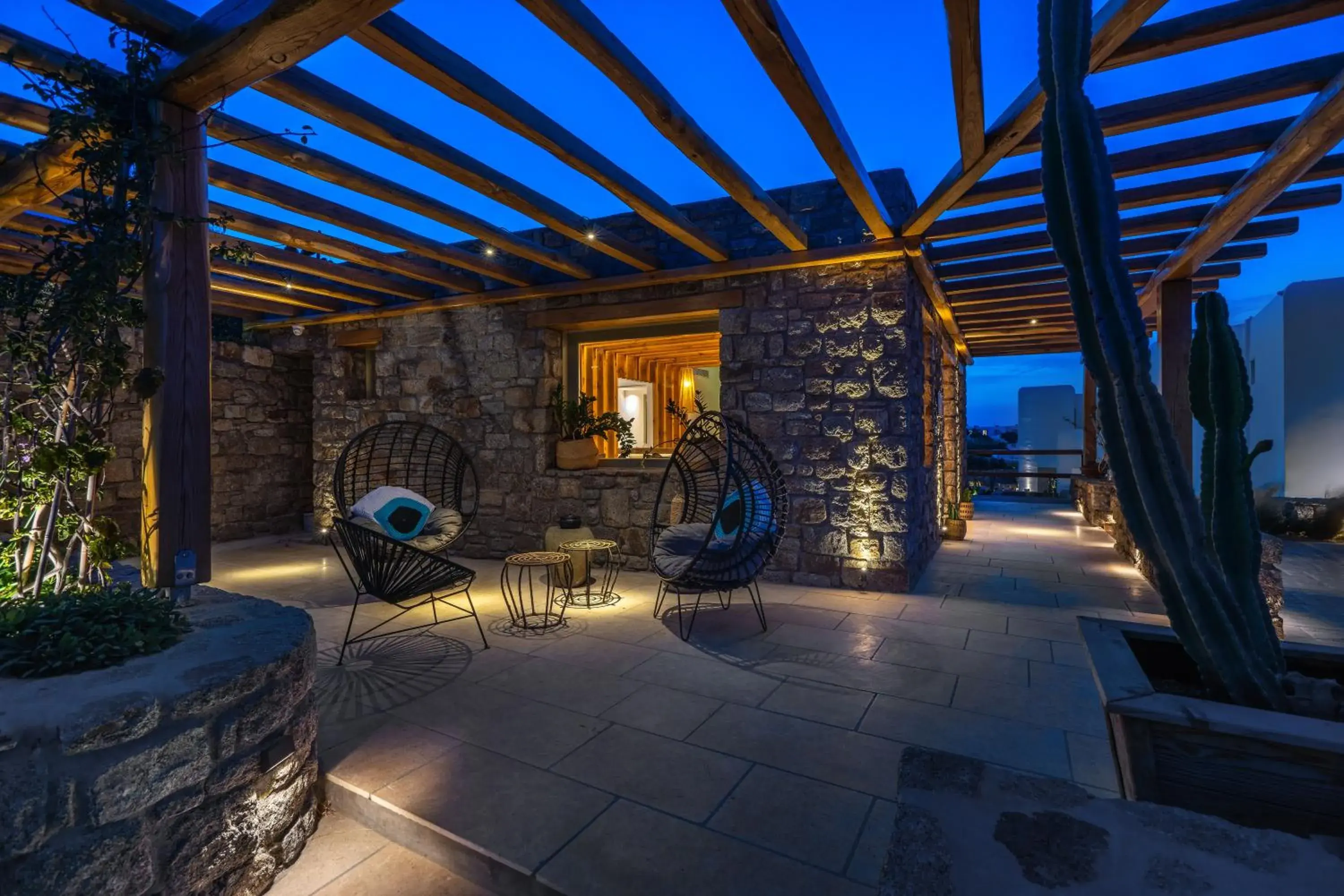 Lobby or reception in Mykonos Cactus Lobby or reception in Mykonos Cactus