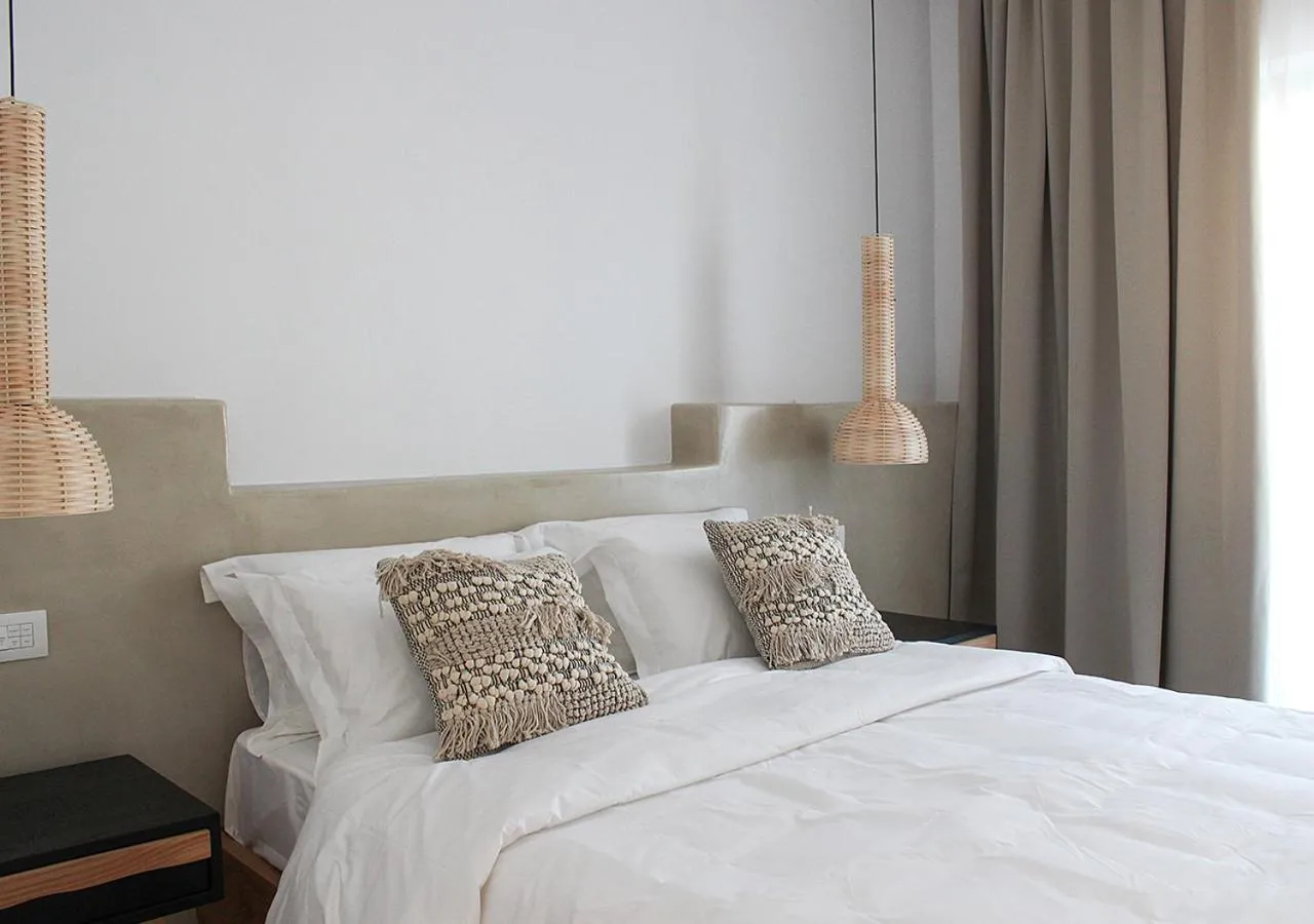 Bed in Mykonos Cactus