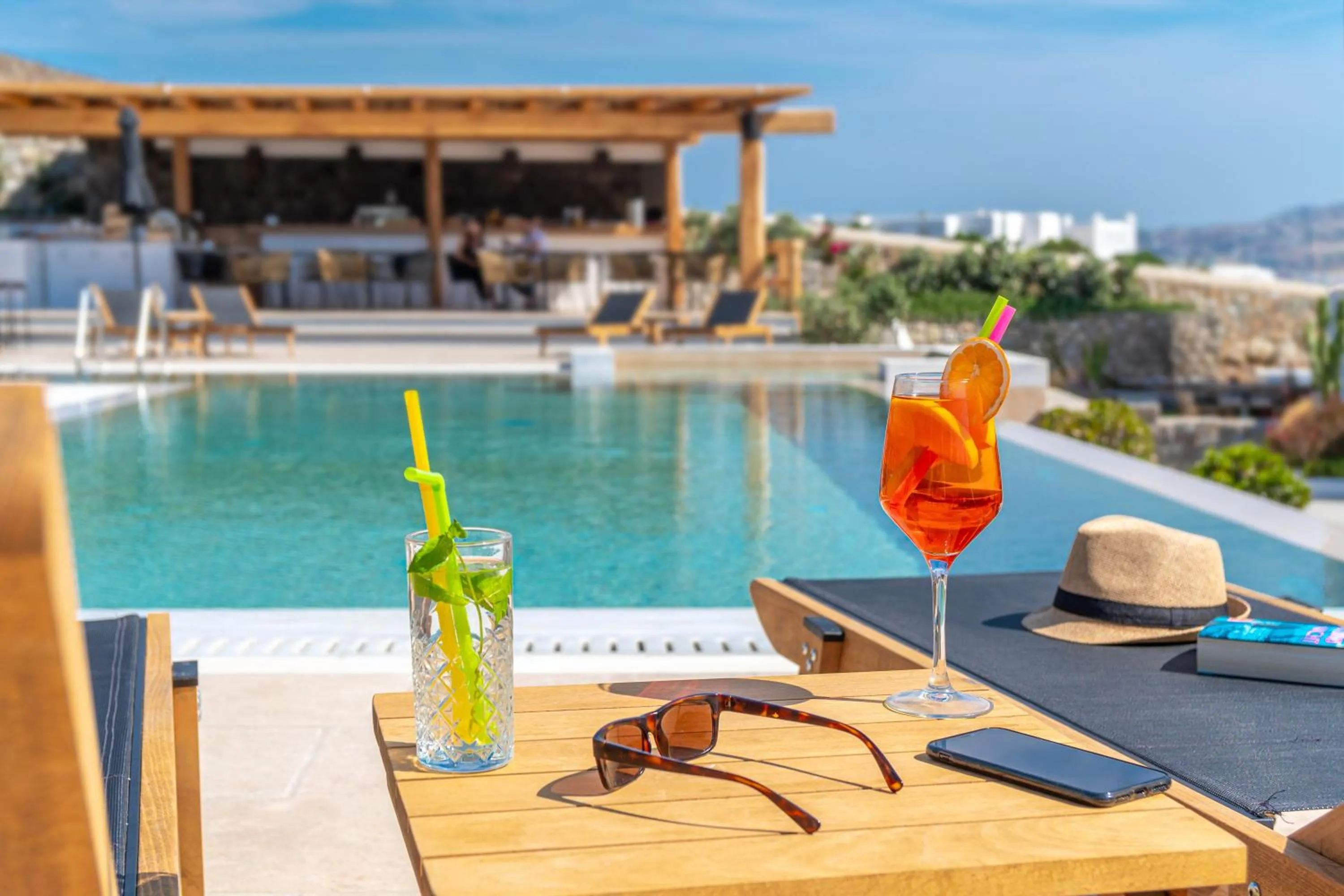 Swimming pool in Mykonos Cactus