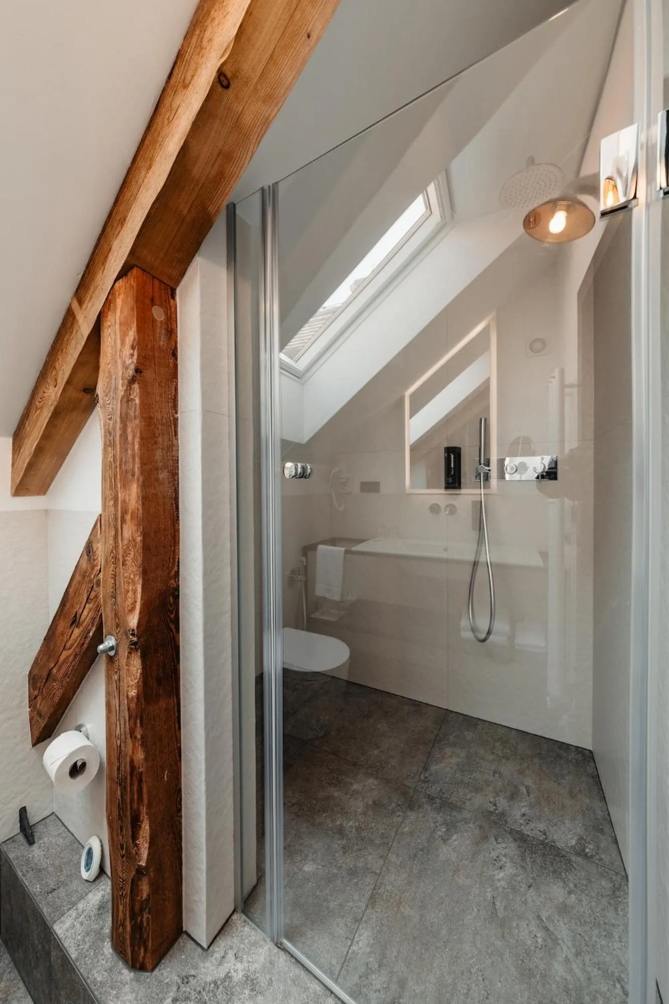 Shower in Hotel Clemar