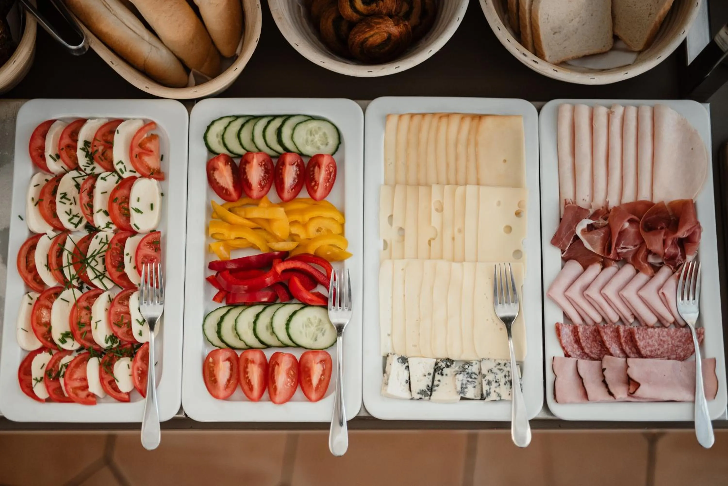 Buffet breakfast in Hotel Clemar