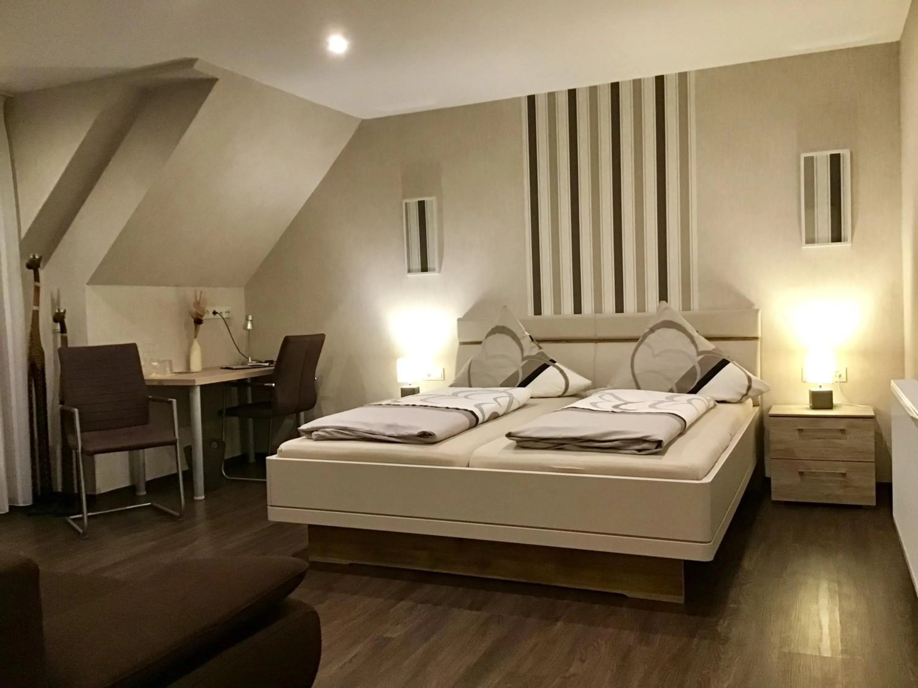 Bed in Pension am Schlossberg