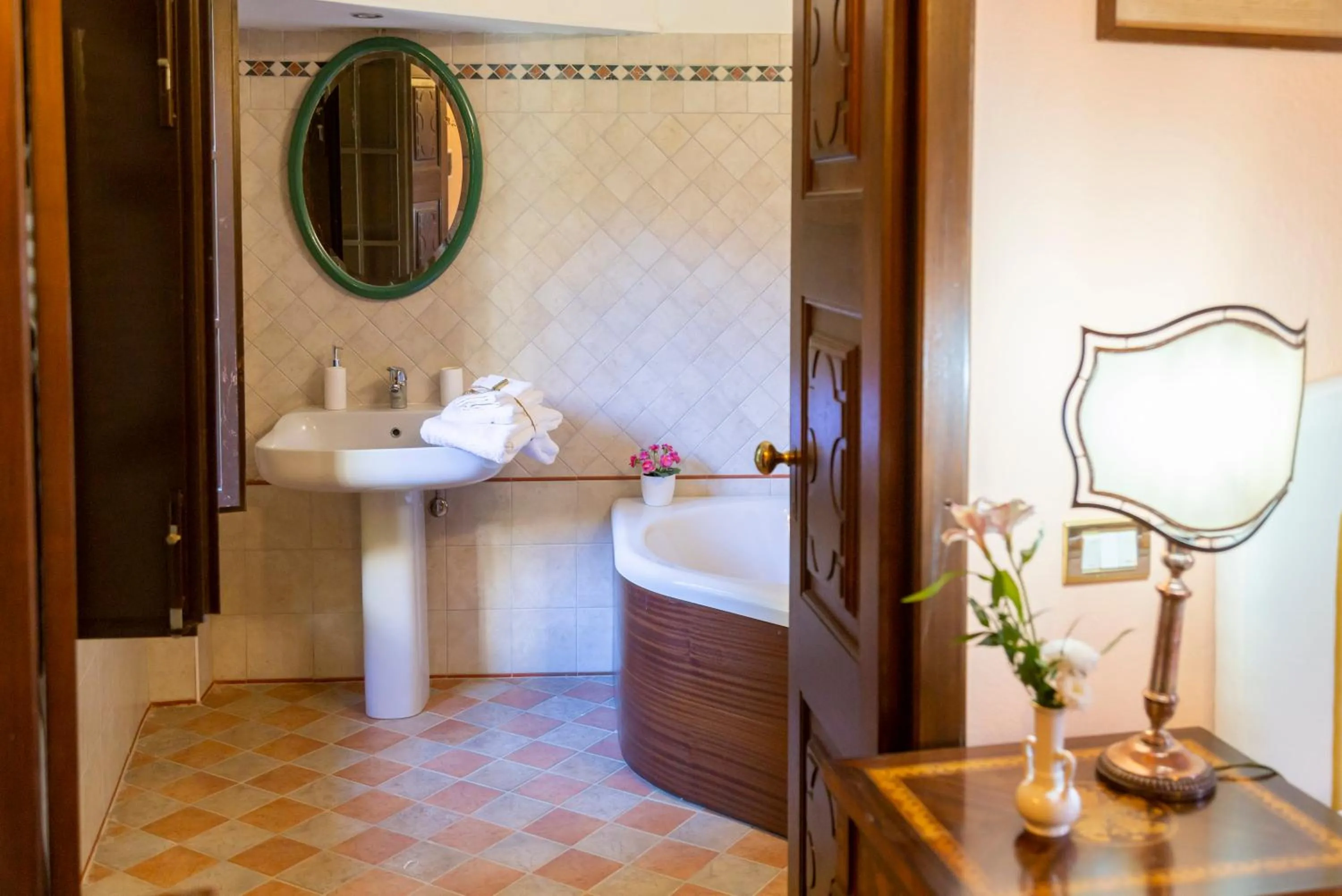 Bathroom in Palazzo Sismonda