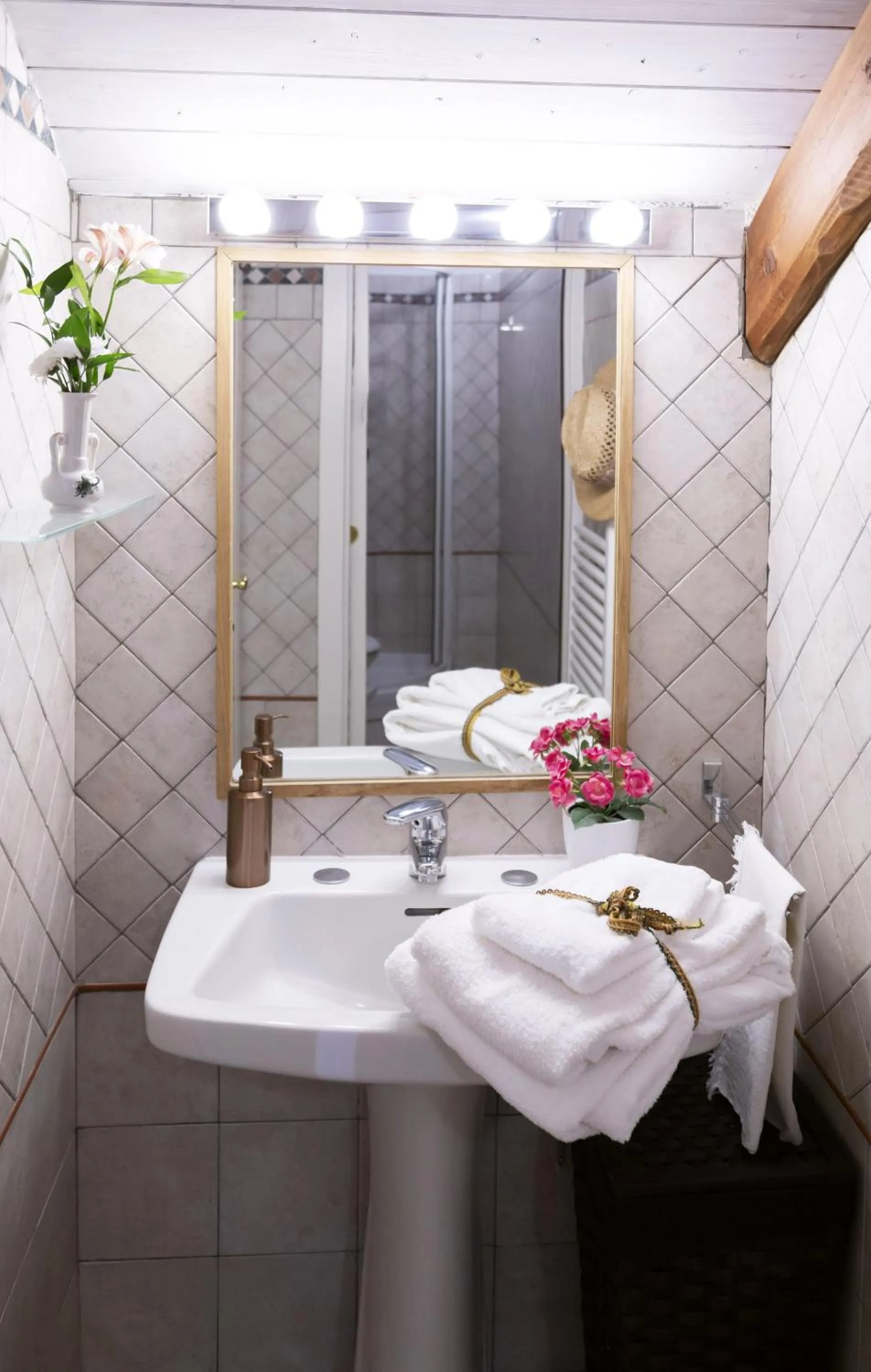 Bathroom in Palazzo Sismonda