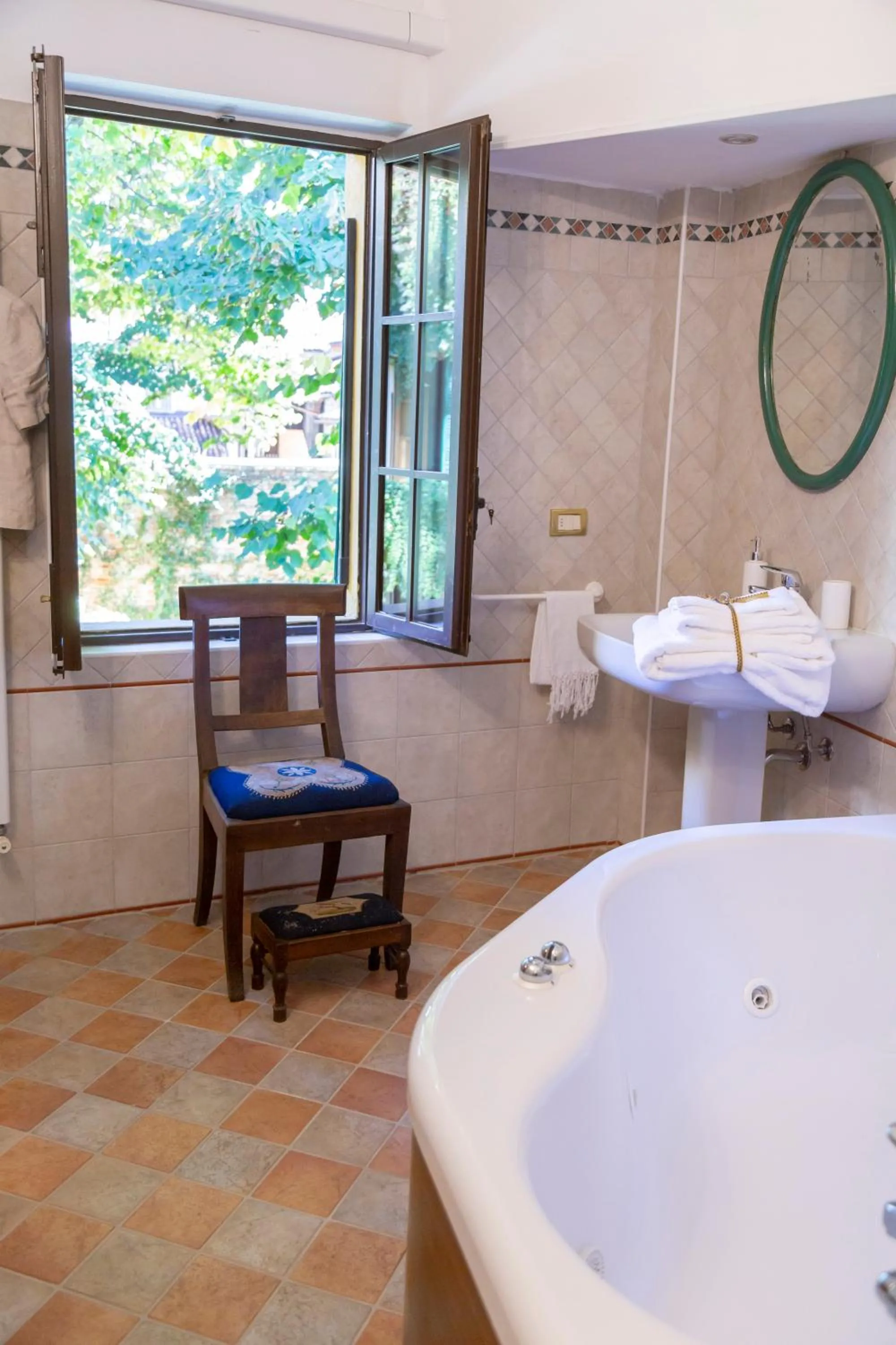 Bathroom in Palazzo Sismonda