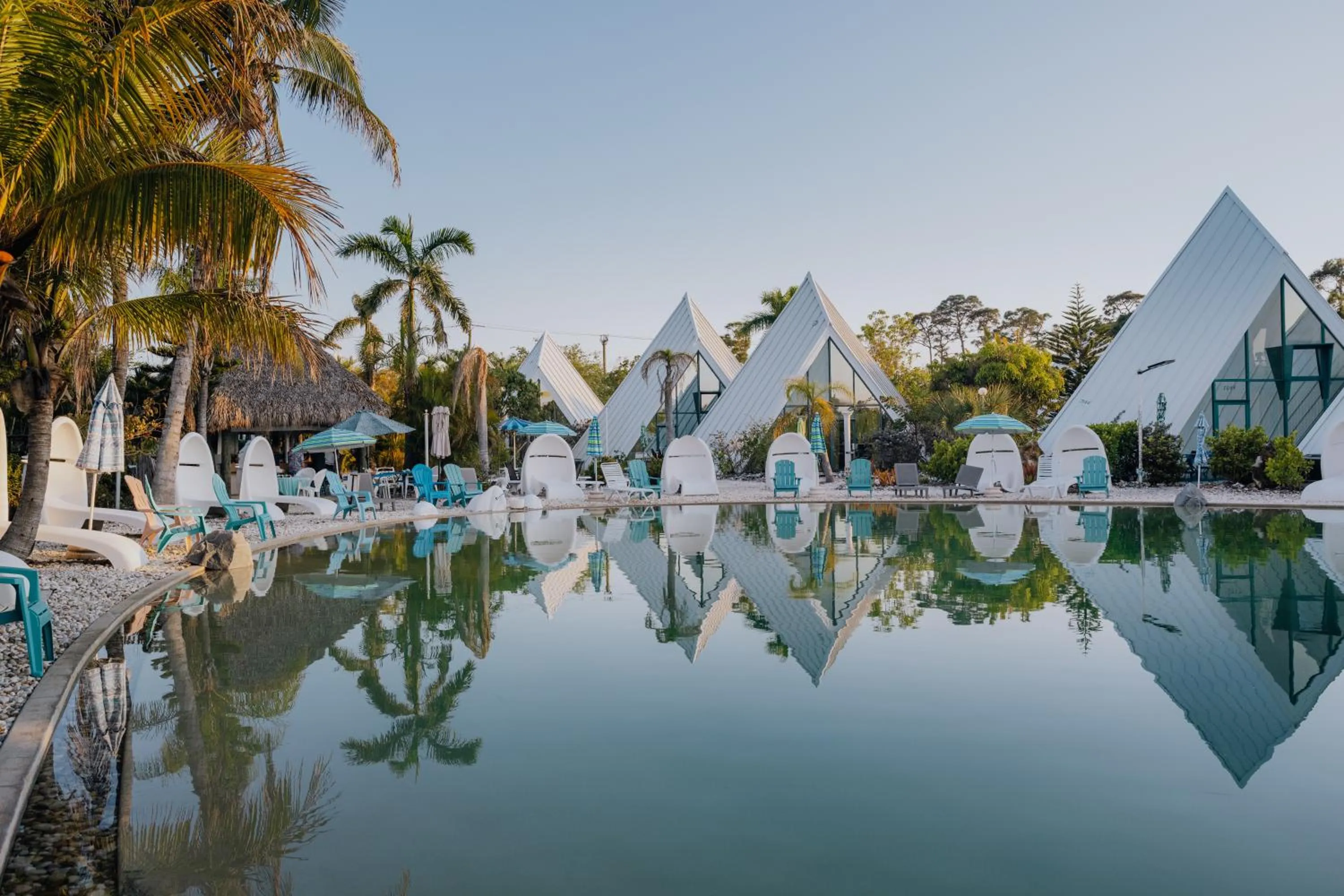 Lake view in Pyramids in Florida