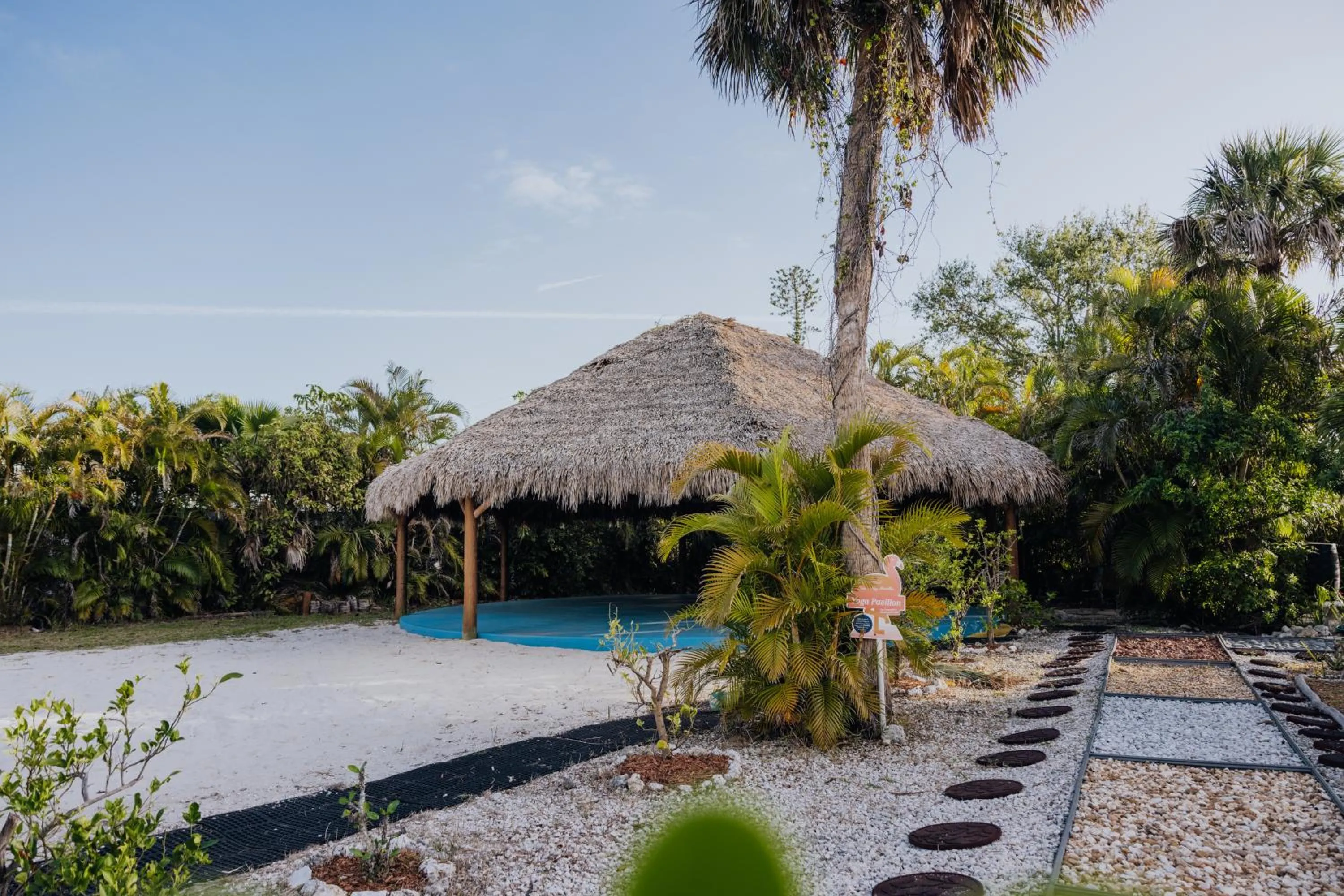 Garden in Pyramids in Florida