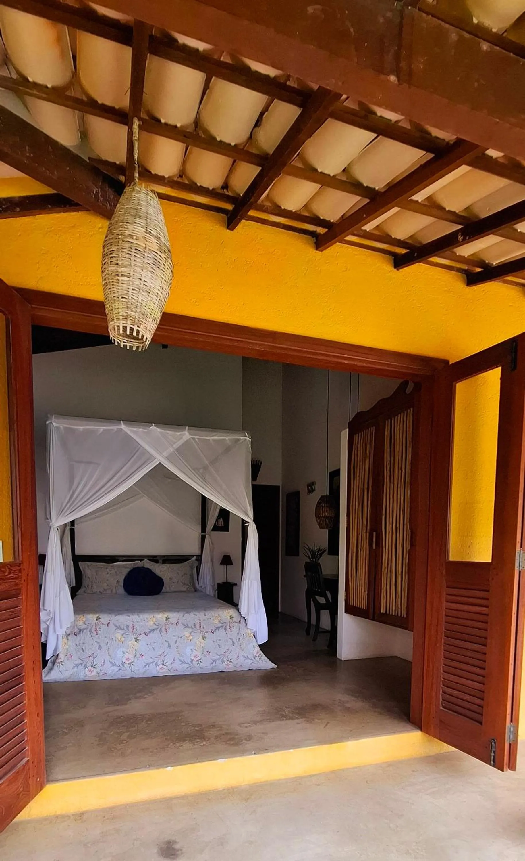 Balcony/Terrace, Bed in Guest House Villa 2 Santos