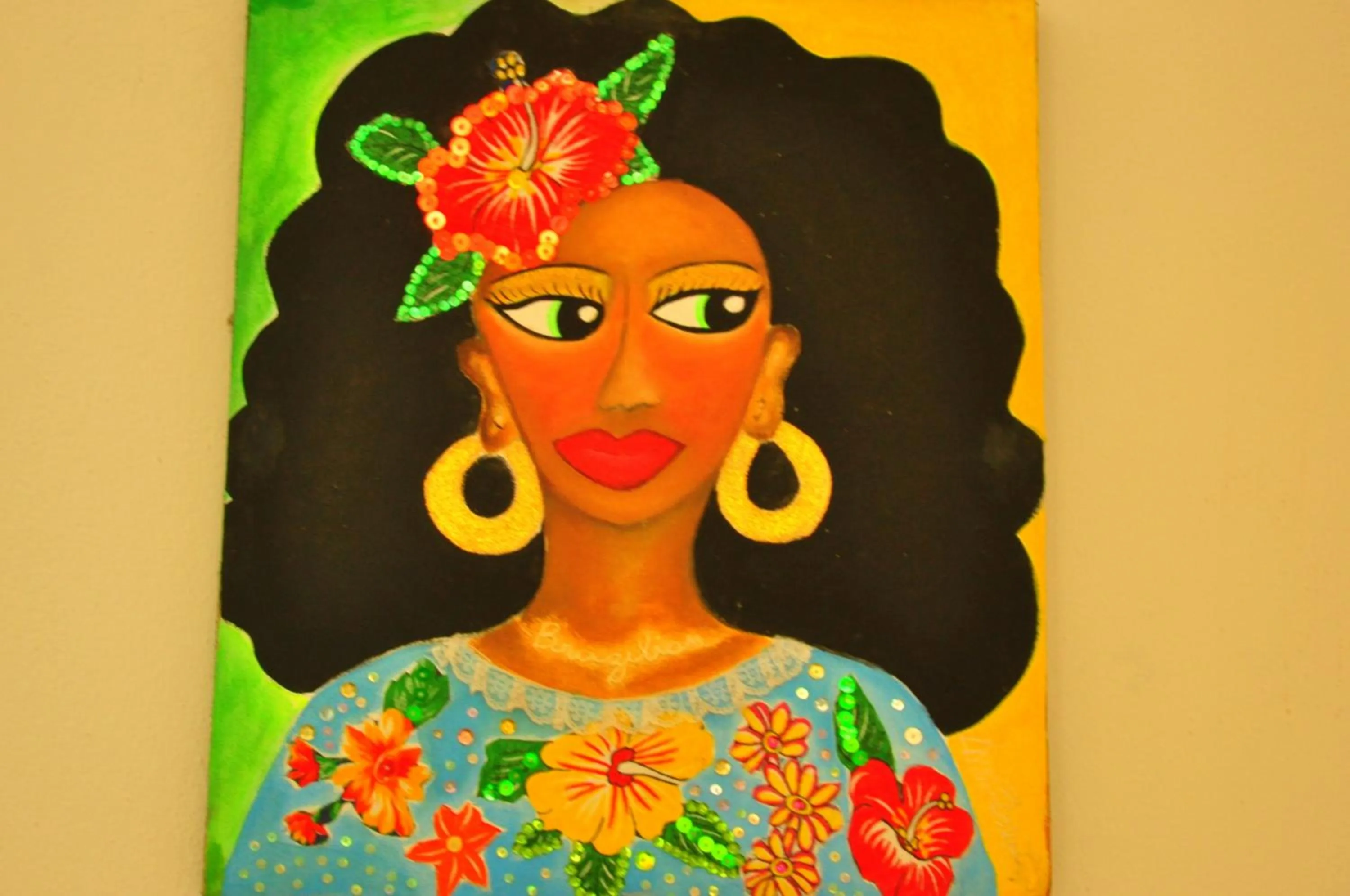 Decorative detail in Guest House Villa 2 Santos