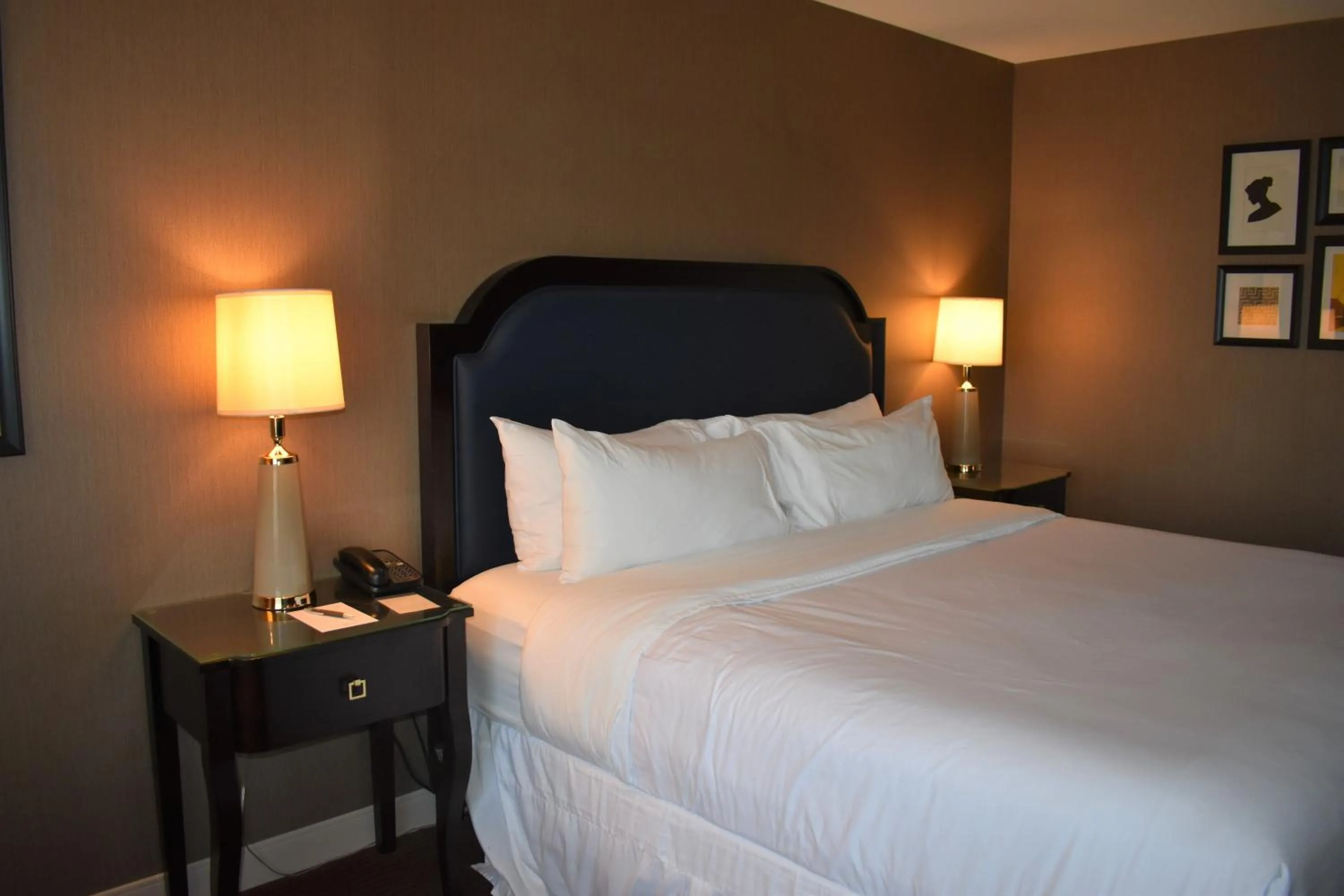 Bed in Sheraton Lisle Naperville Hotel