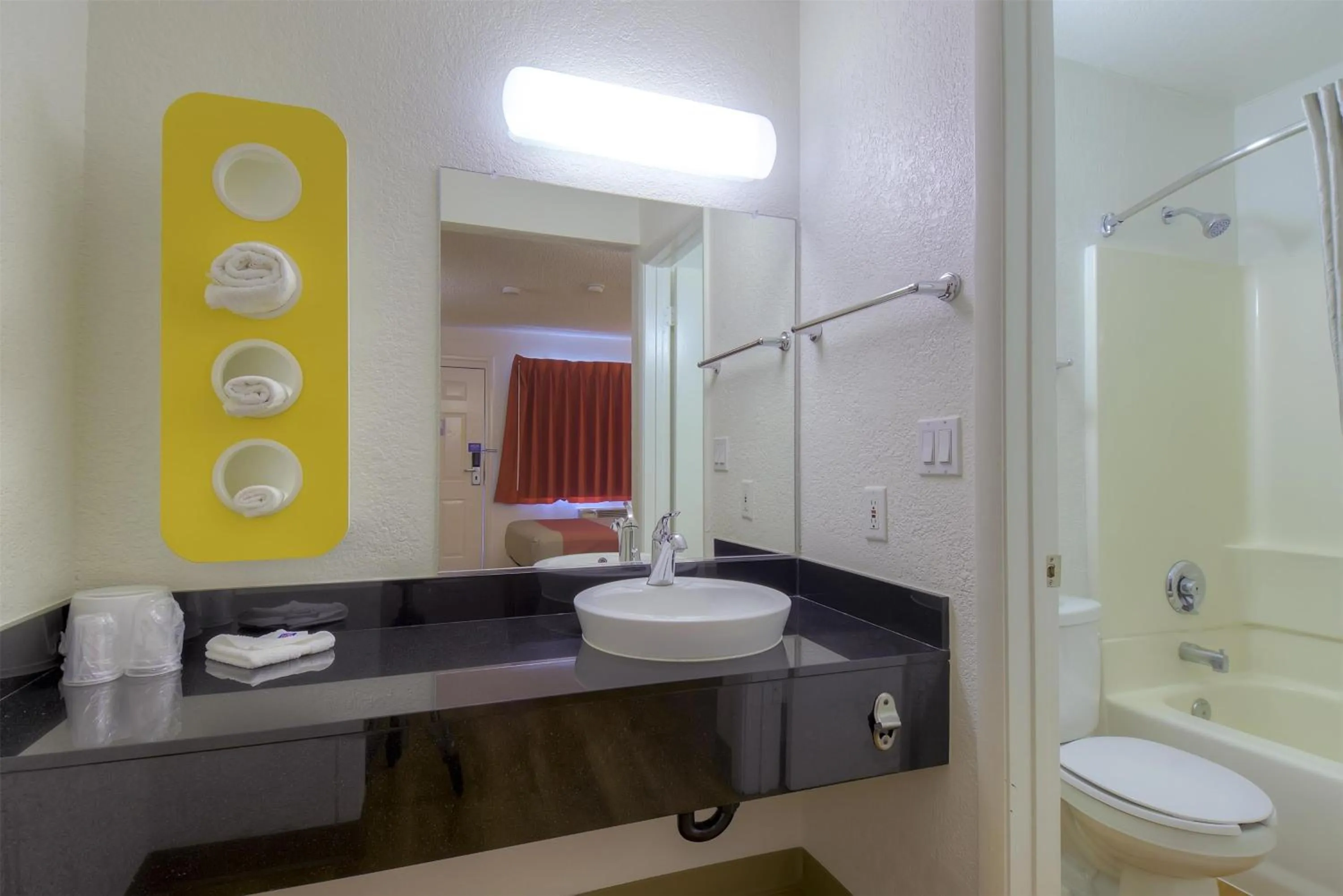 Bathroom in Motel 6 Las Vegas, NV – I-15 Stadium