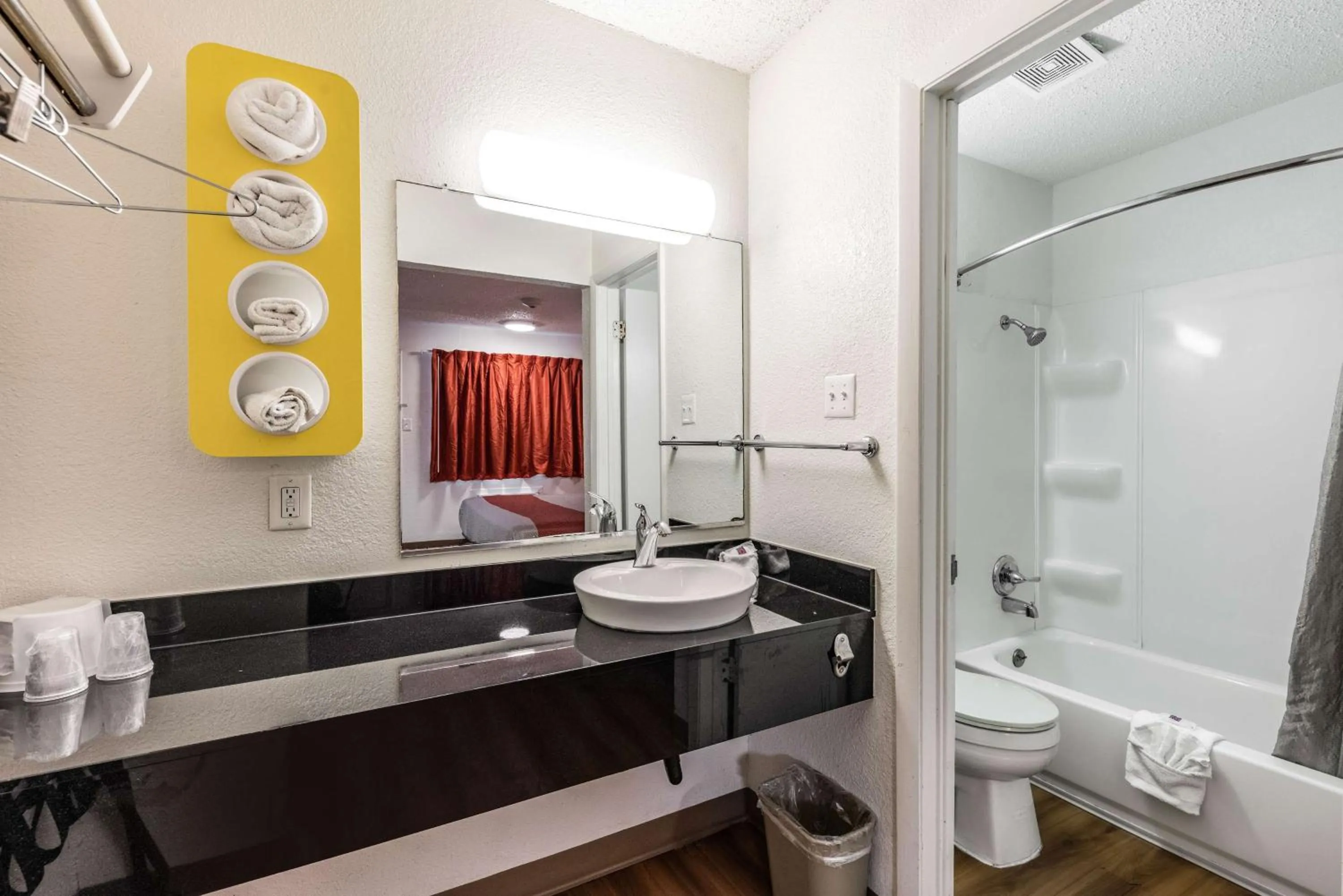 Shower in Motel 6-North Richland Hills, TX