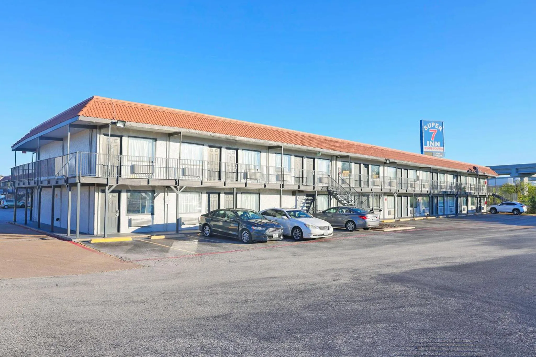 Property building in Super 7 Inn by Hotel O Dallas I 20