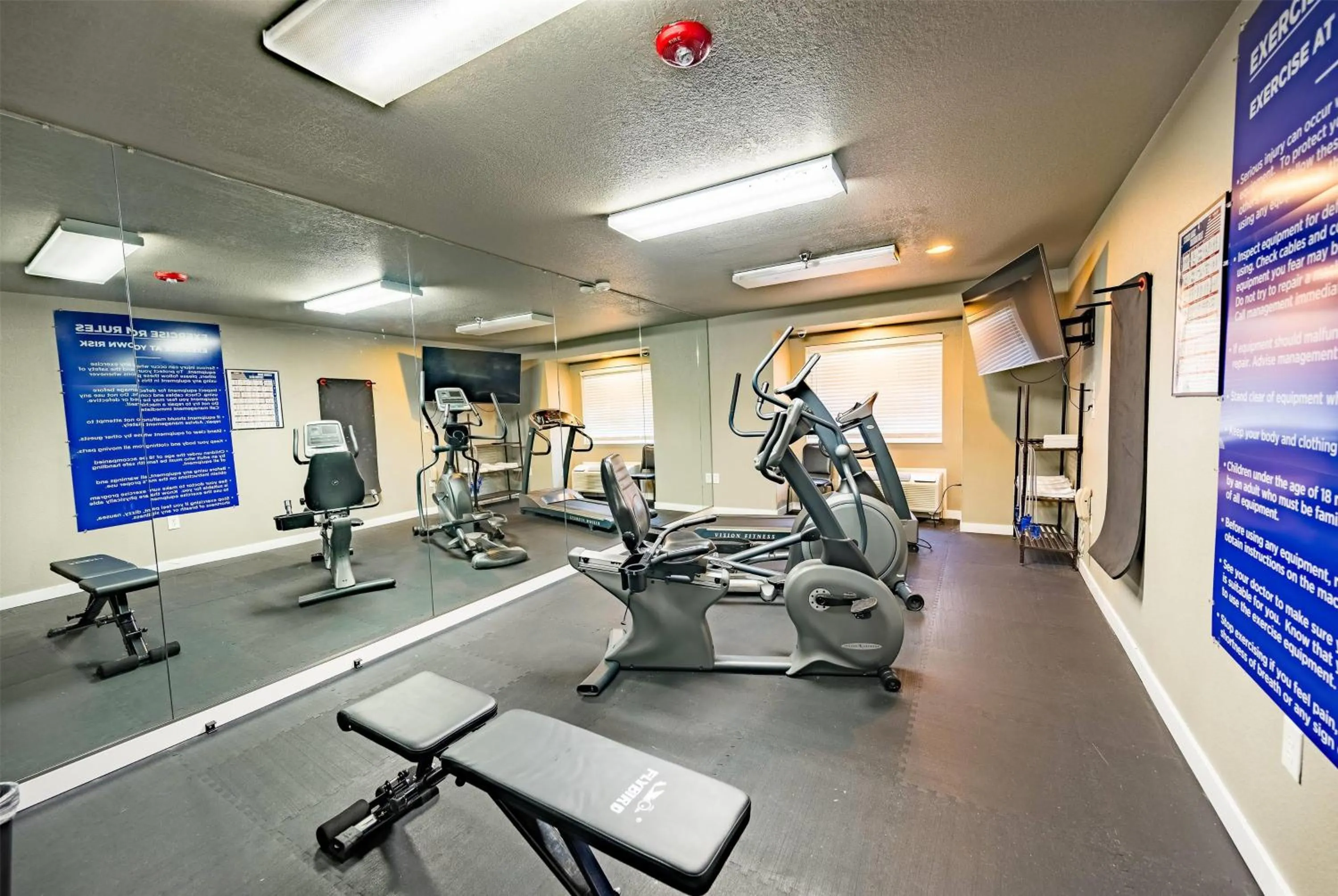 Fitness centre/facilities in Microtel Inn & Suites Cheyenne