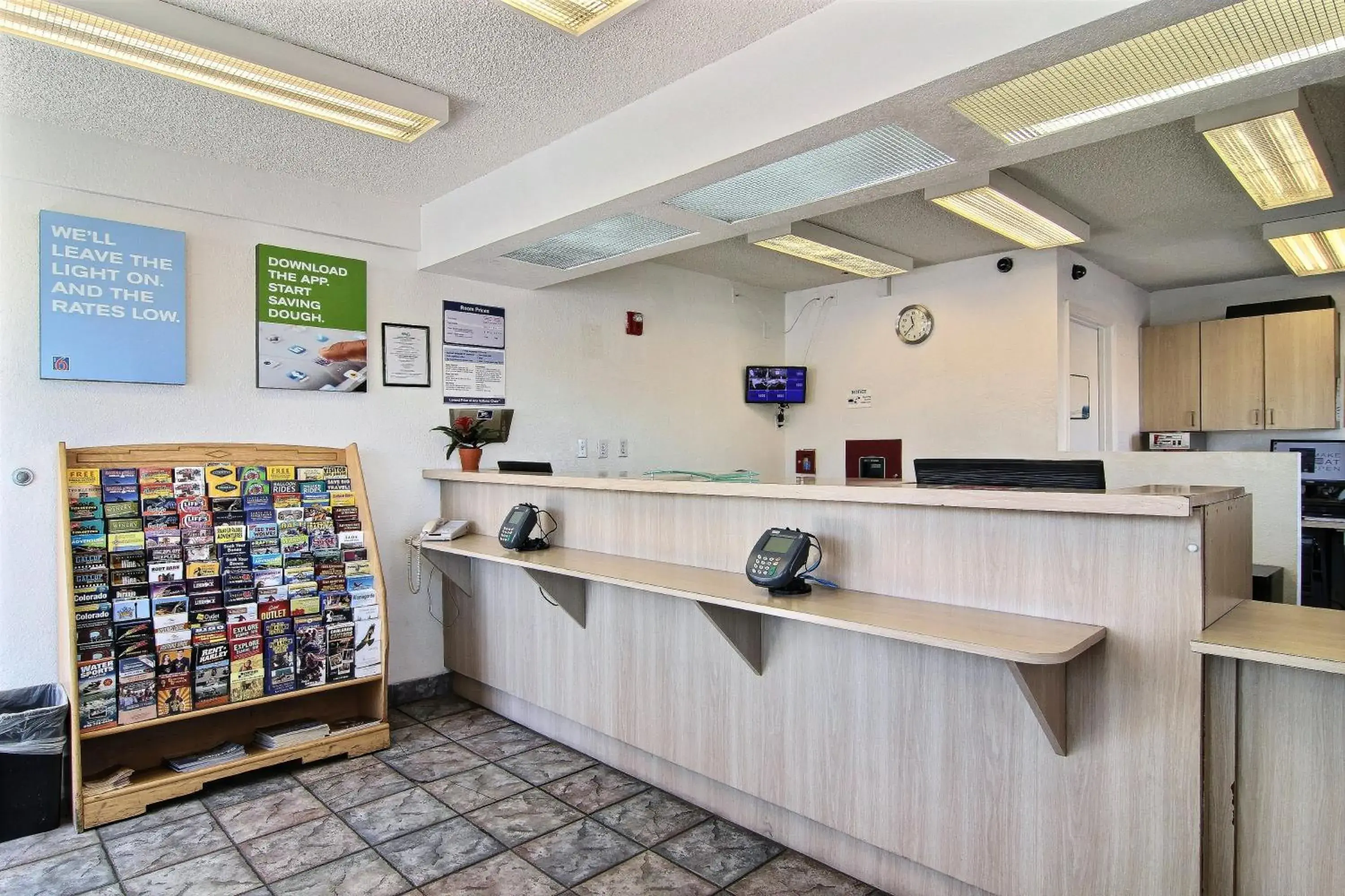 Lobby or reception, Lobby/Reception in Motel 6-Albuquerque, NM - South - Airport