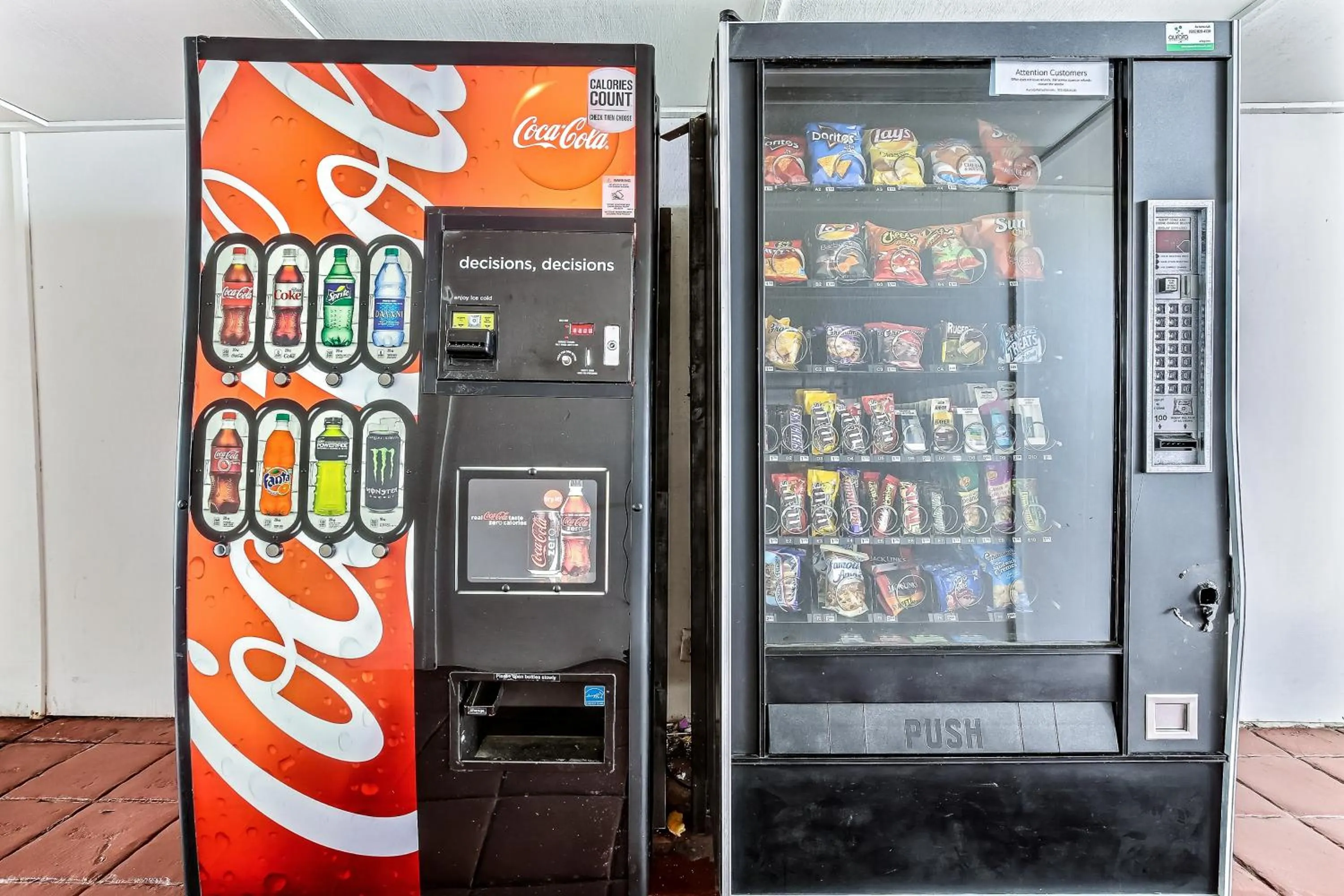 vending machine in Motel 6-Livermore, CA