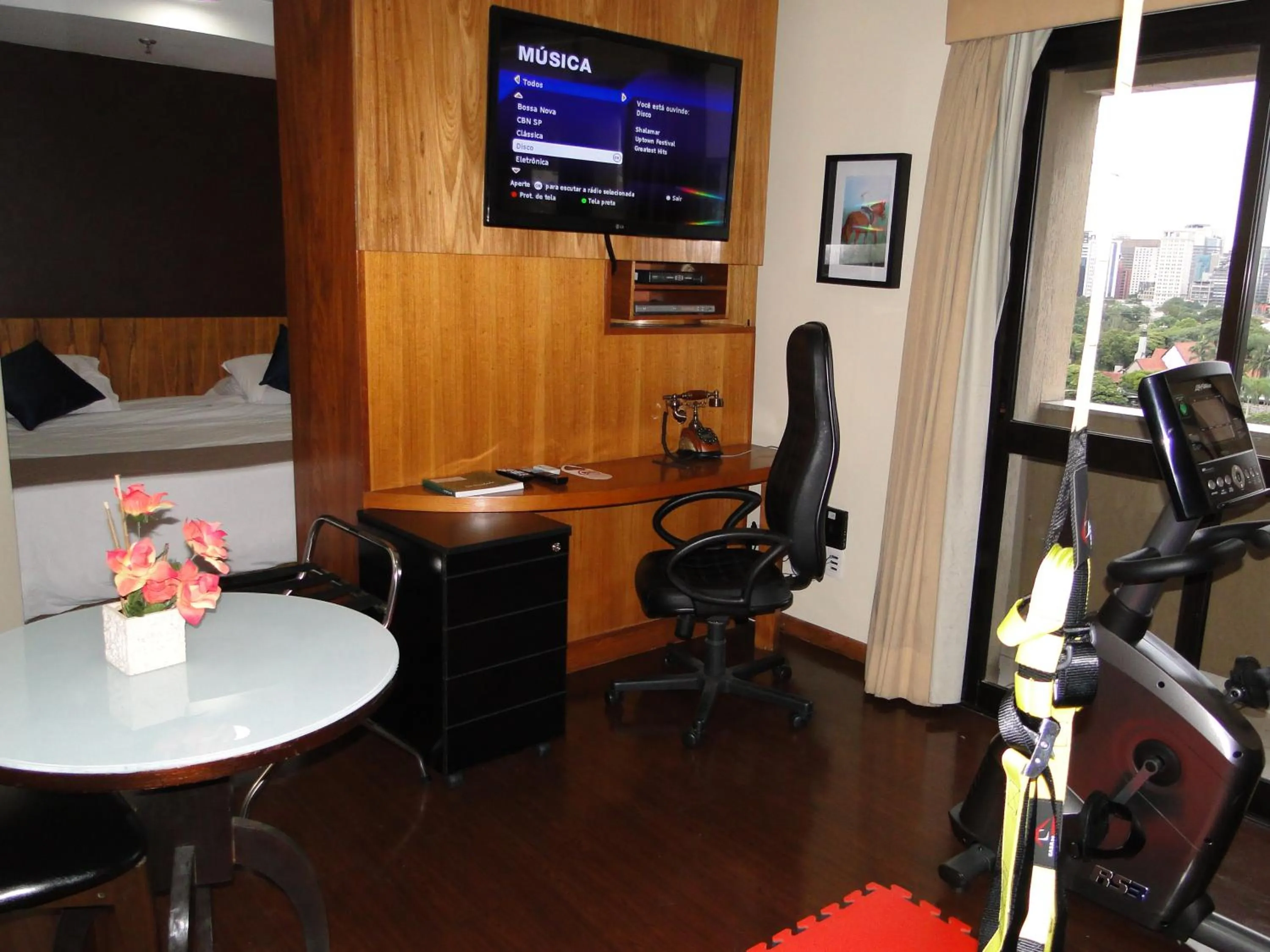 TV and multimedia in Premium Flats Berrini - Boutique Hotel & Spa