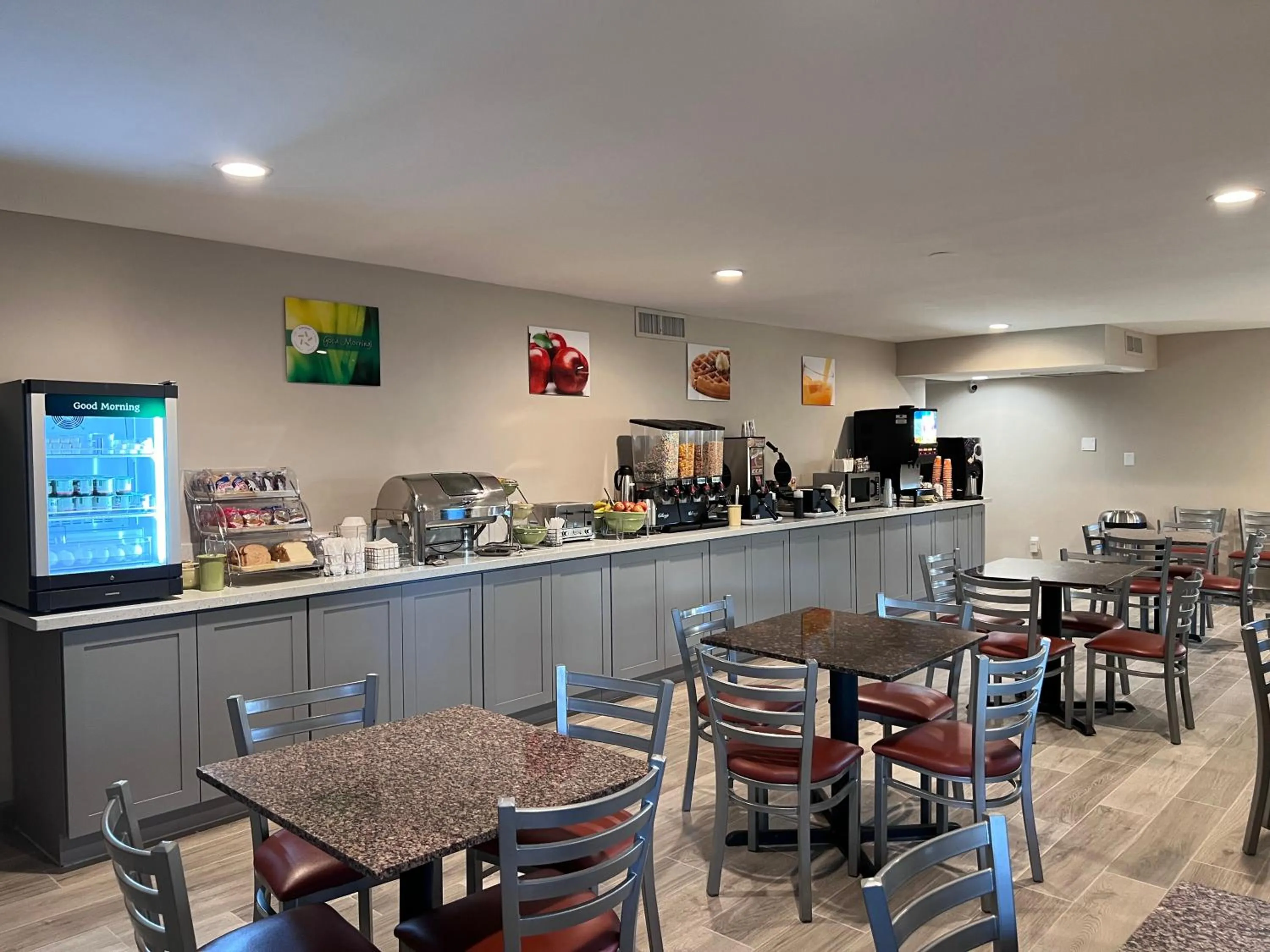 Breakfast in Quality Inn Santa Fe New Mexico