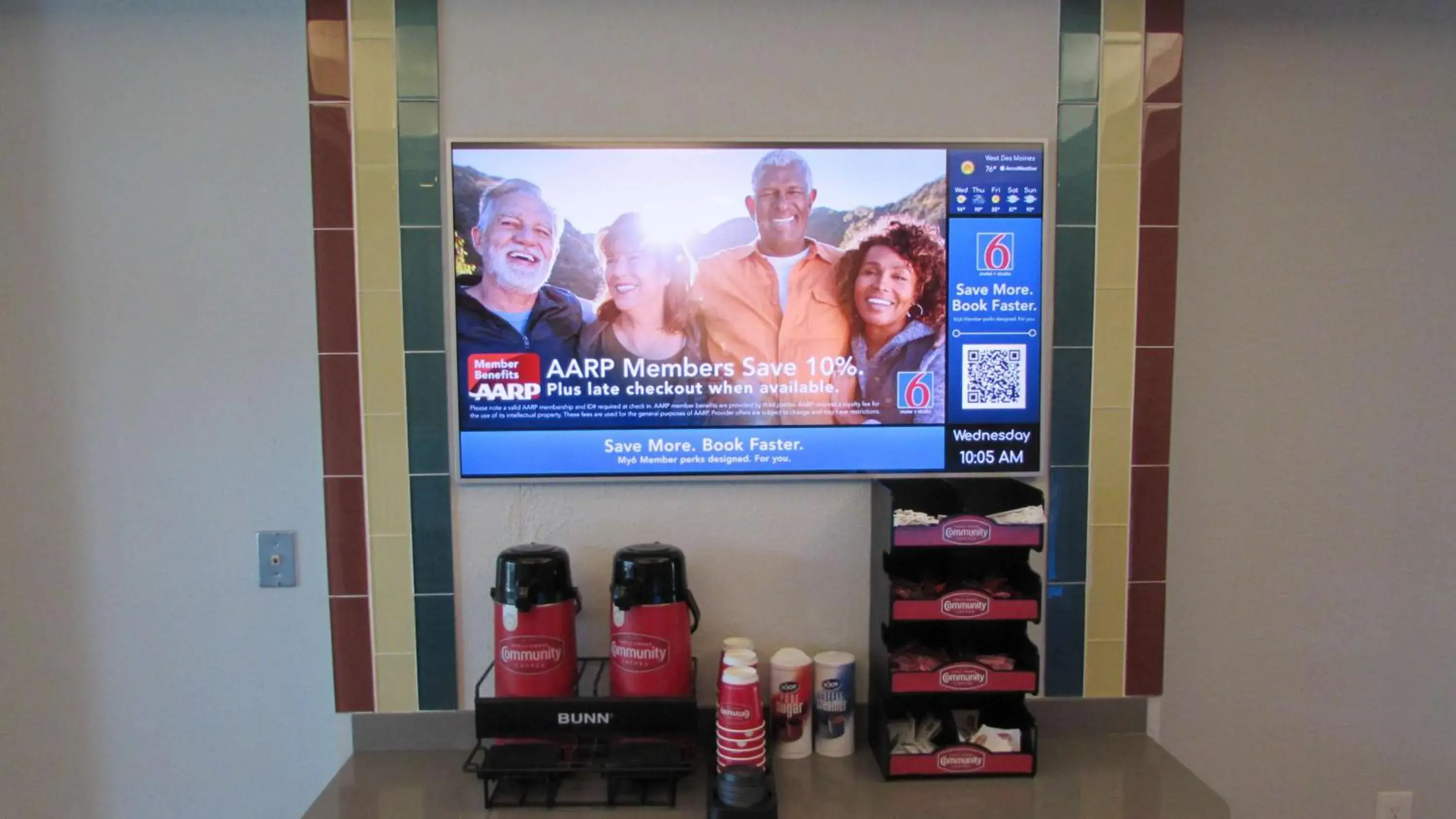 Restaurant/places to eat in Motel 6-West Des Moines, IA Restaurant/places to eat in Motel 6-West Des Moines, IA