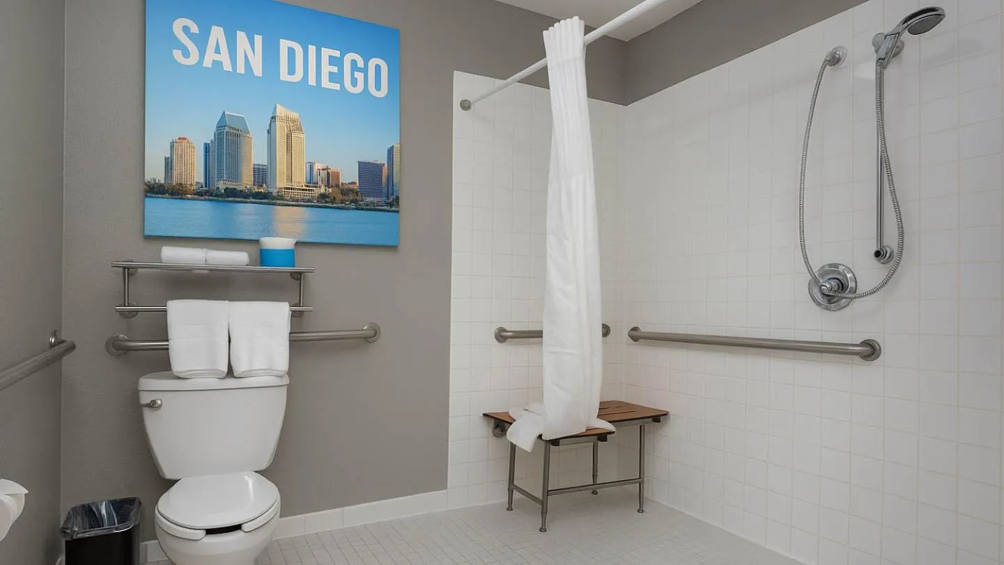Bathroom in Motel 6-San Diego, CA - Downtown