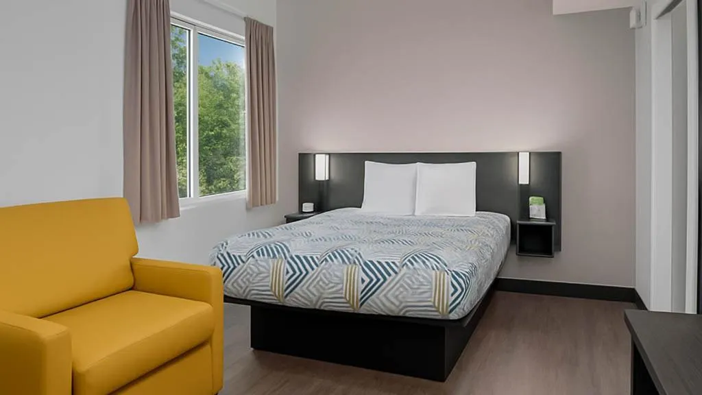 Bed in Motel 6-San Diego, CA - Downtown