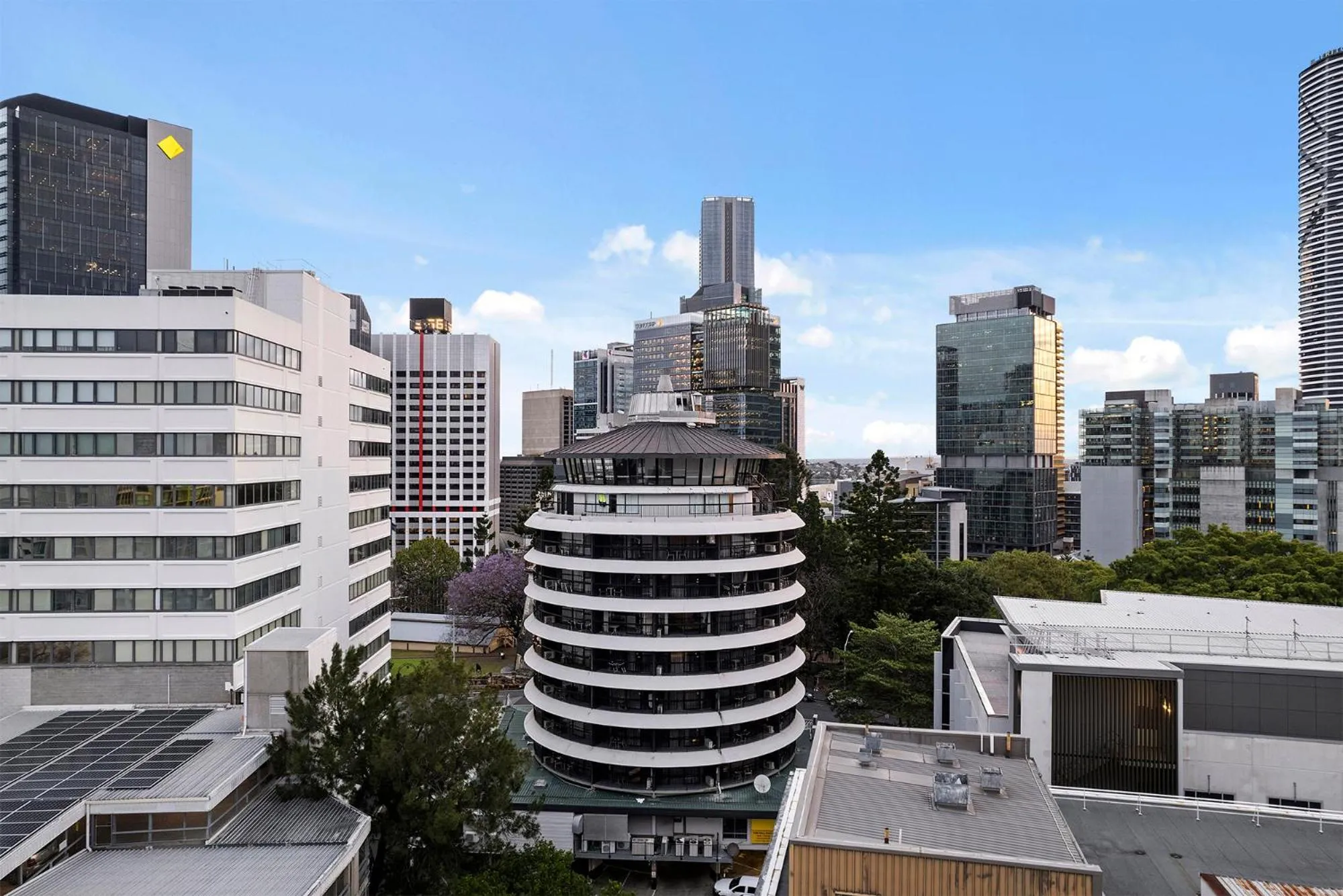 Property building in Madison Tower Mill Hotel