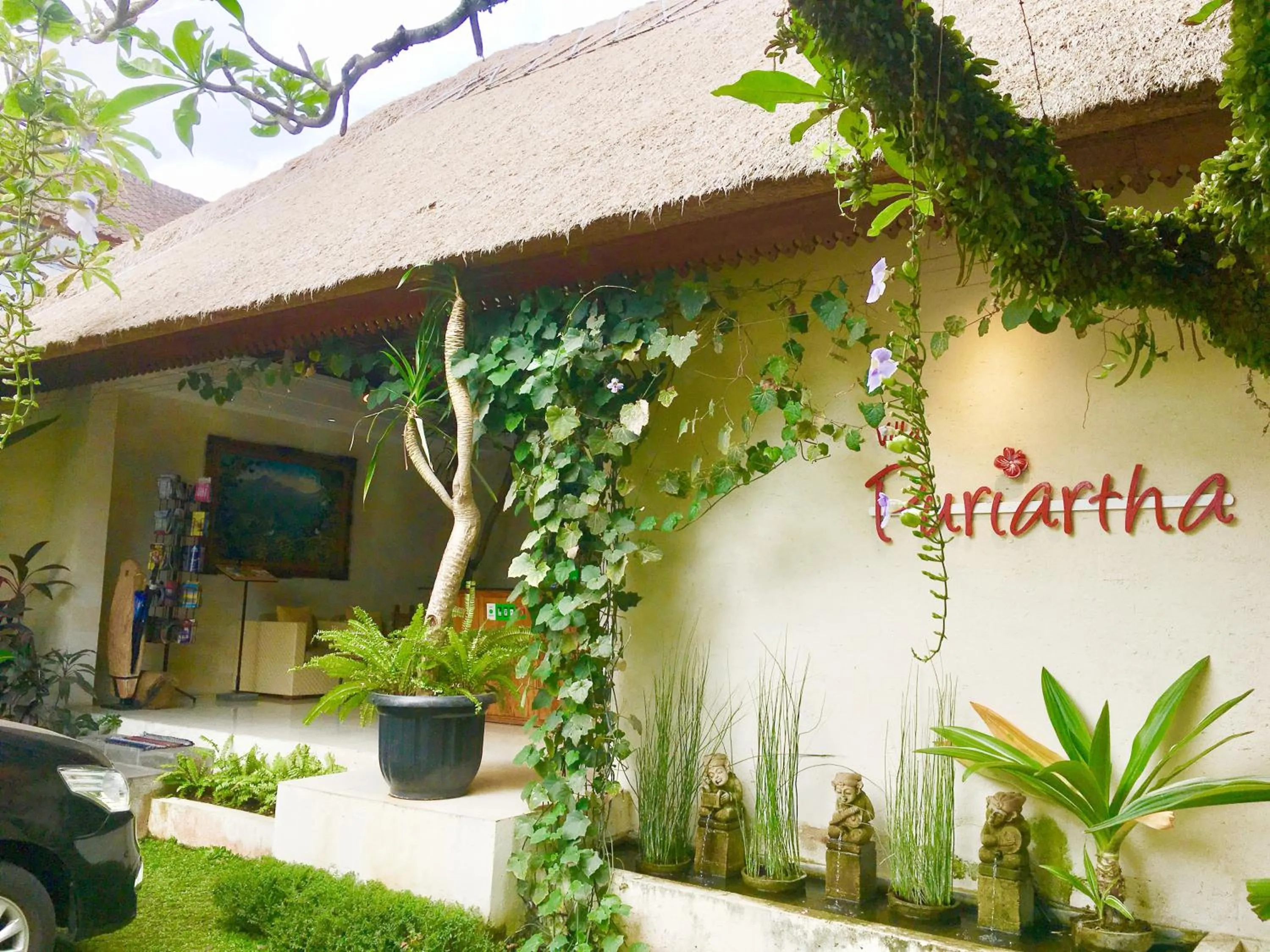 Facade/entrance in Villa Puriartha Ubud