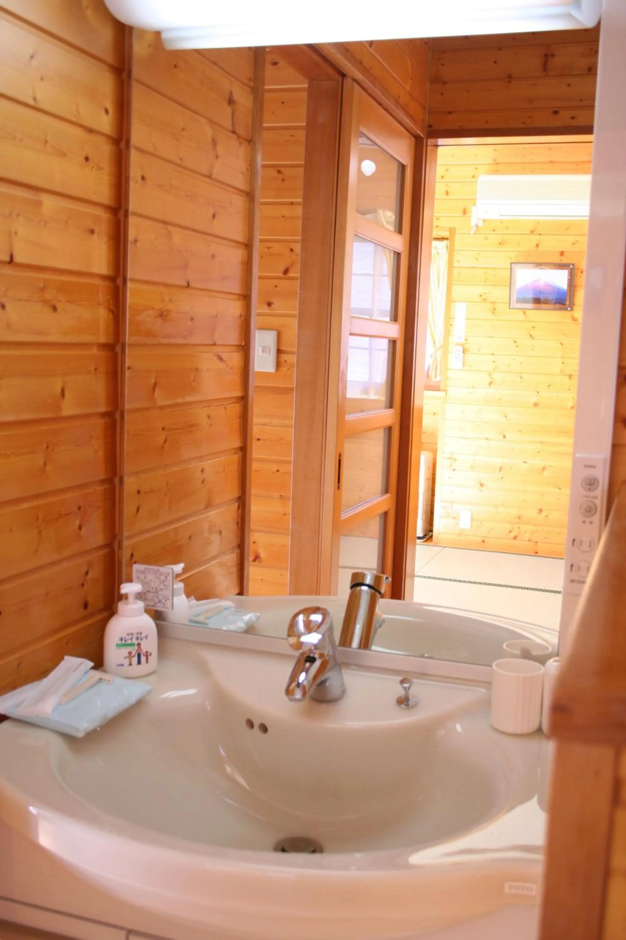 Seating area in Ururun Kawaguchiko