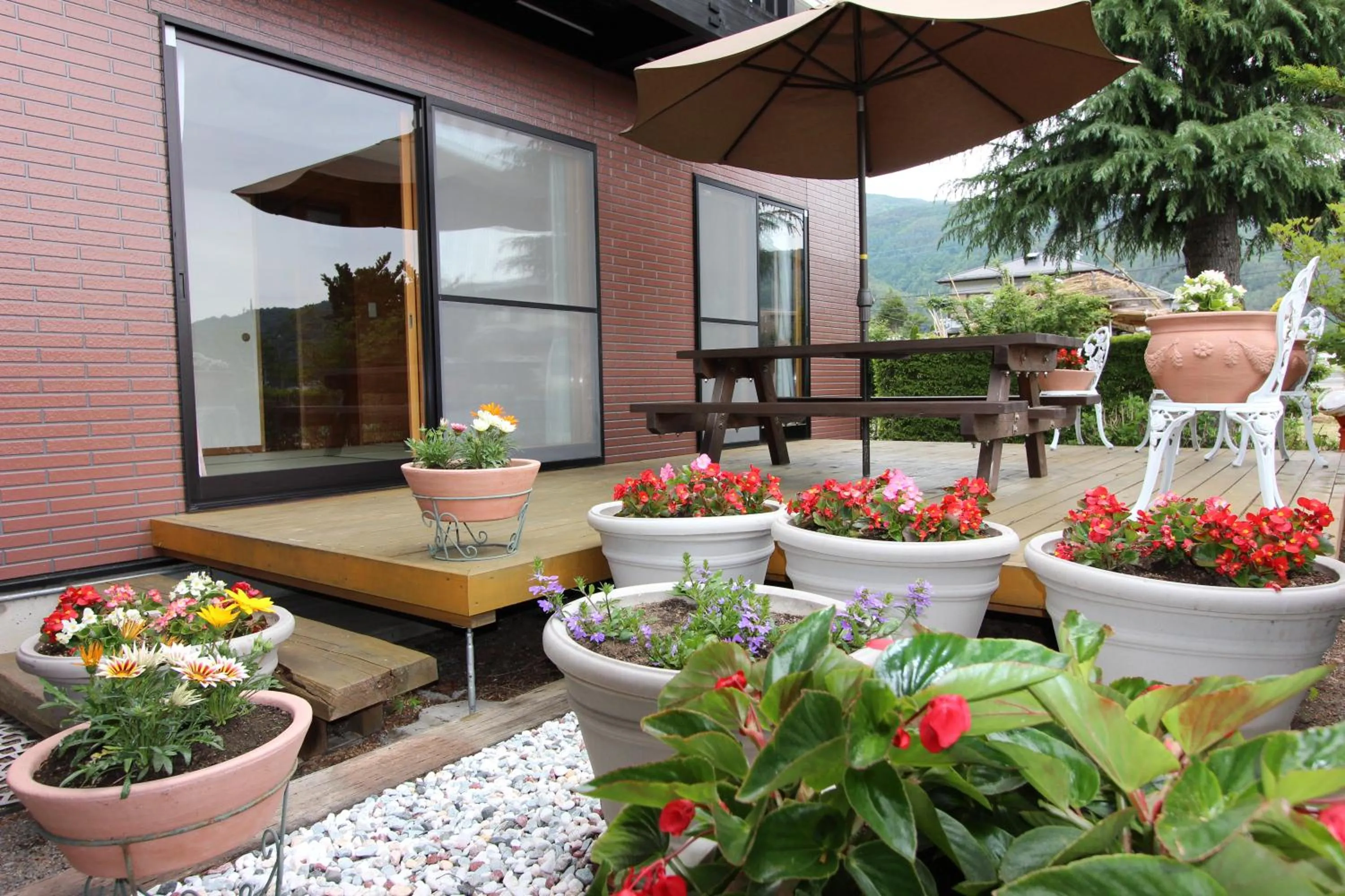 Patio in Ururun Kawaguchiko