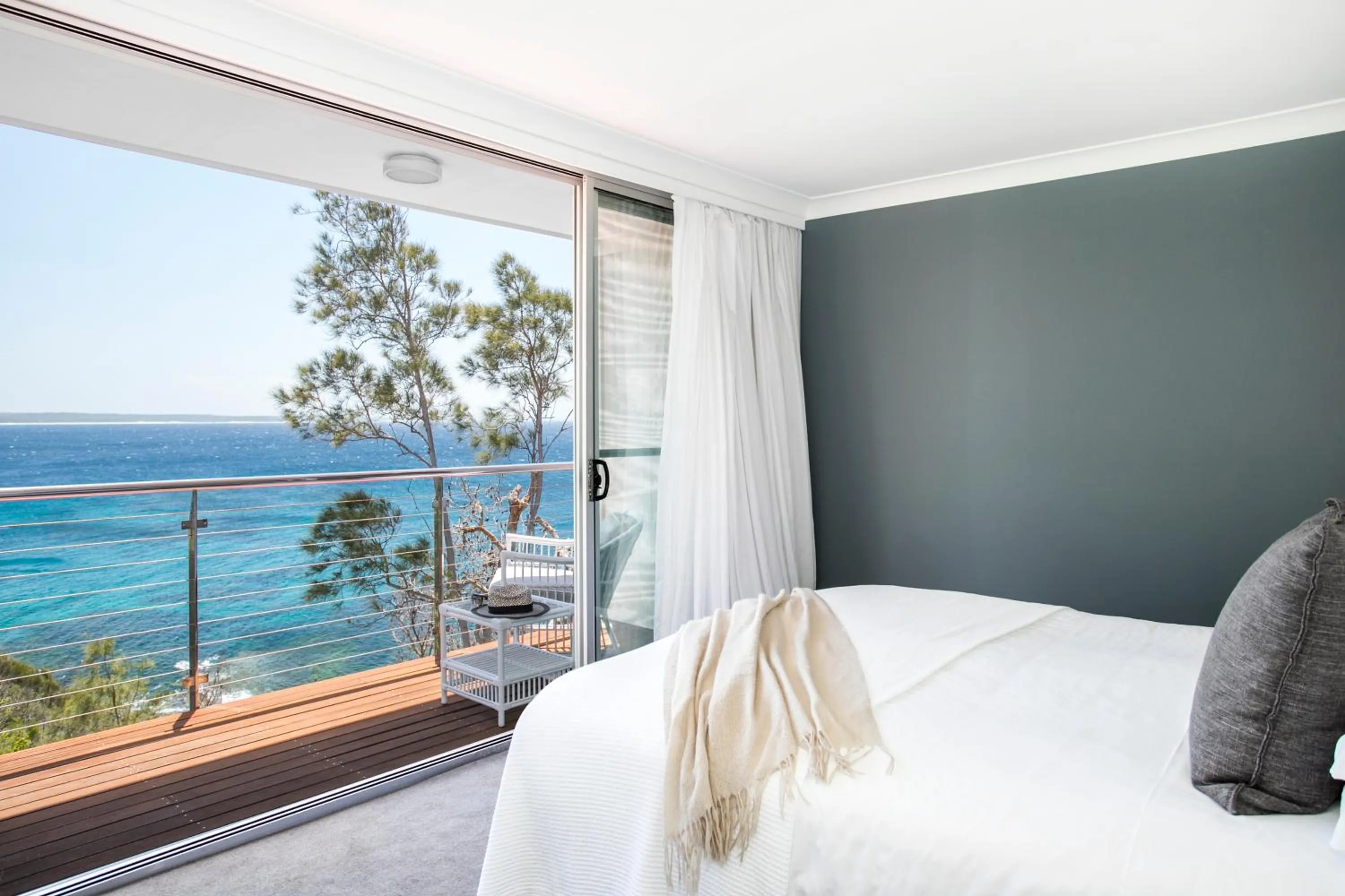 View (from property/room), Bed in Bannisters by the Sea Mollymook