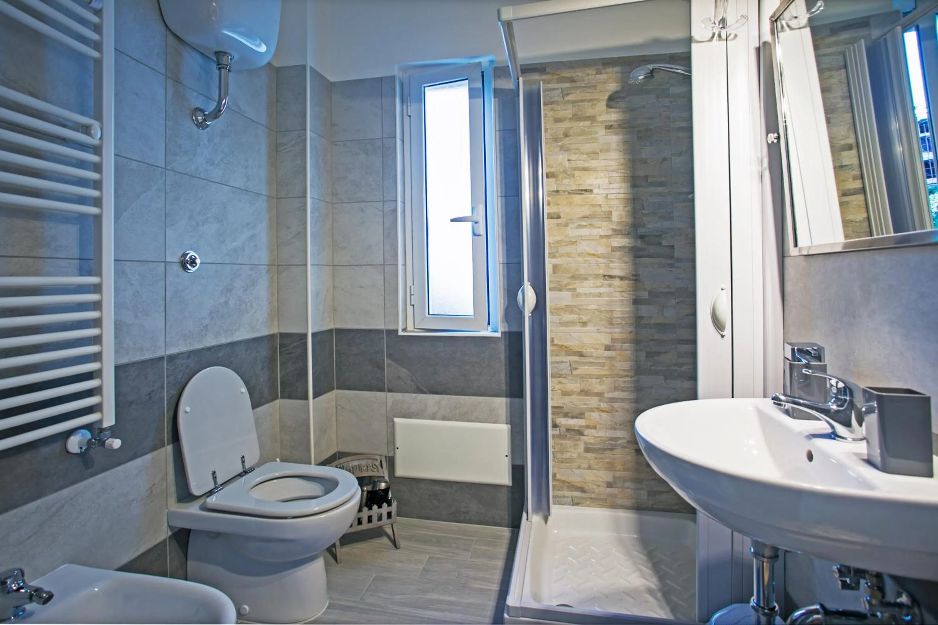 Bathroom in B&B AL BLU