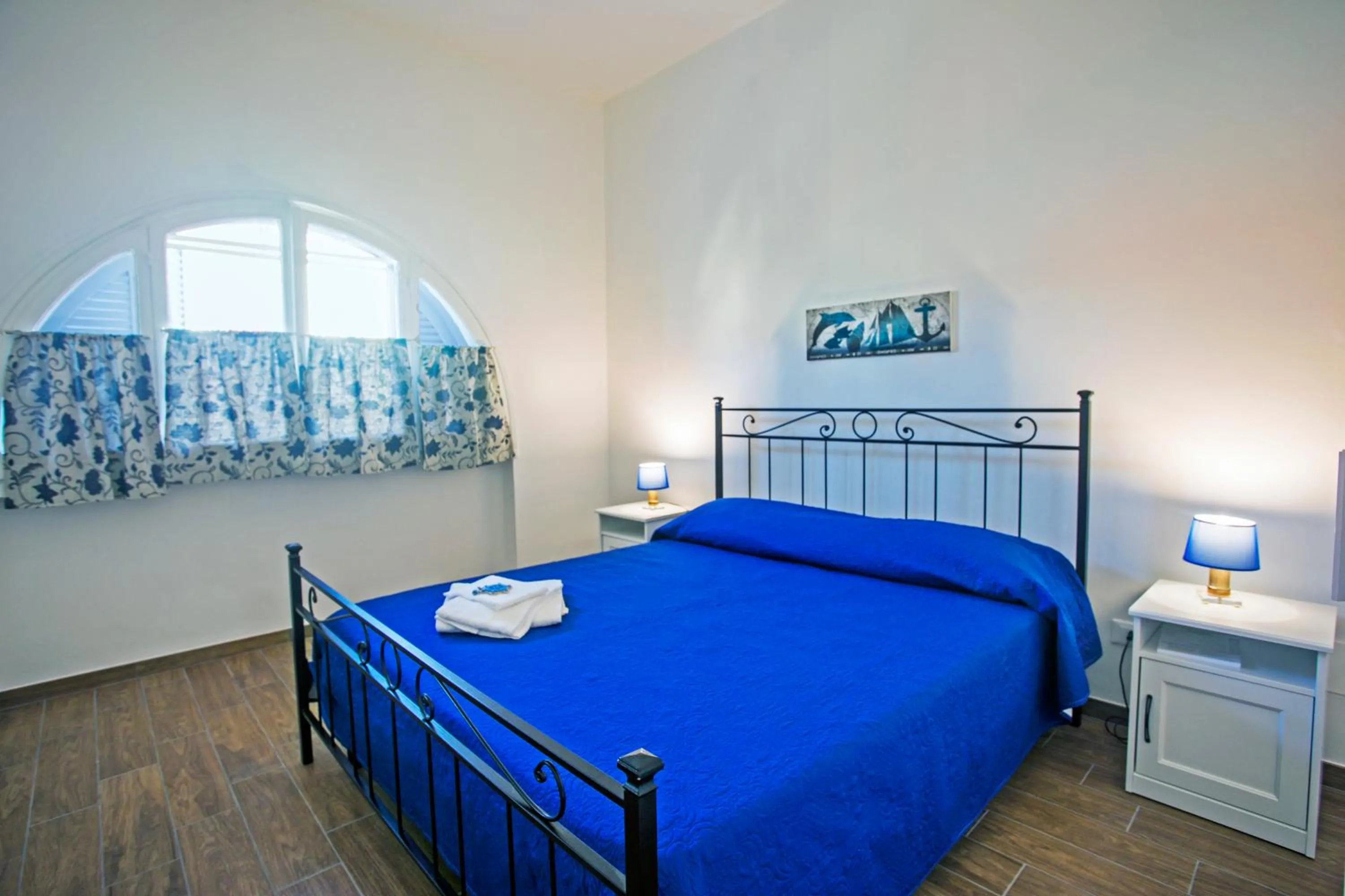 Bedroom, Bed in B&B AL BLU