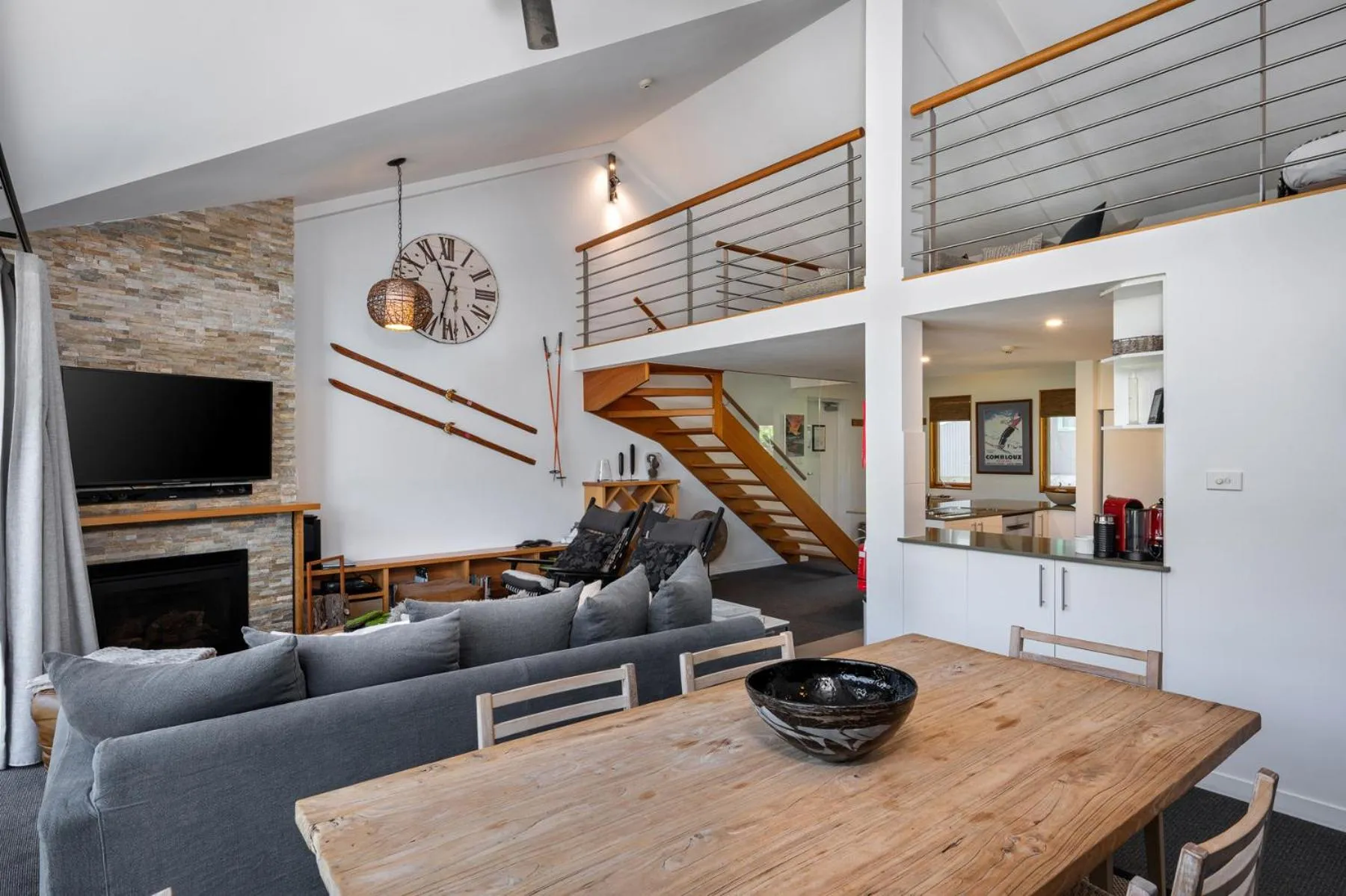 Living room in Snowgoose Apartments