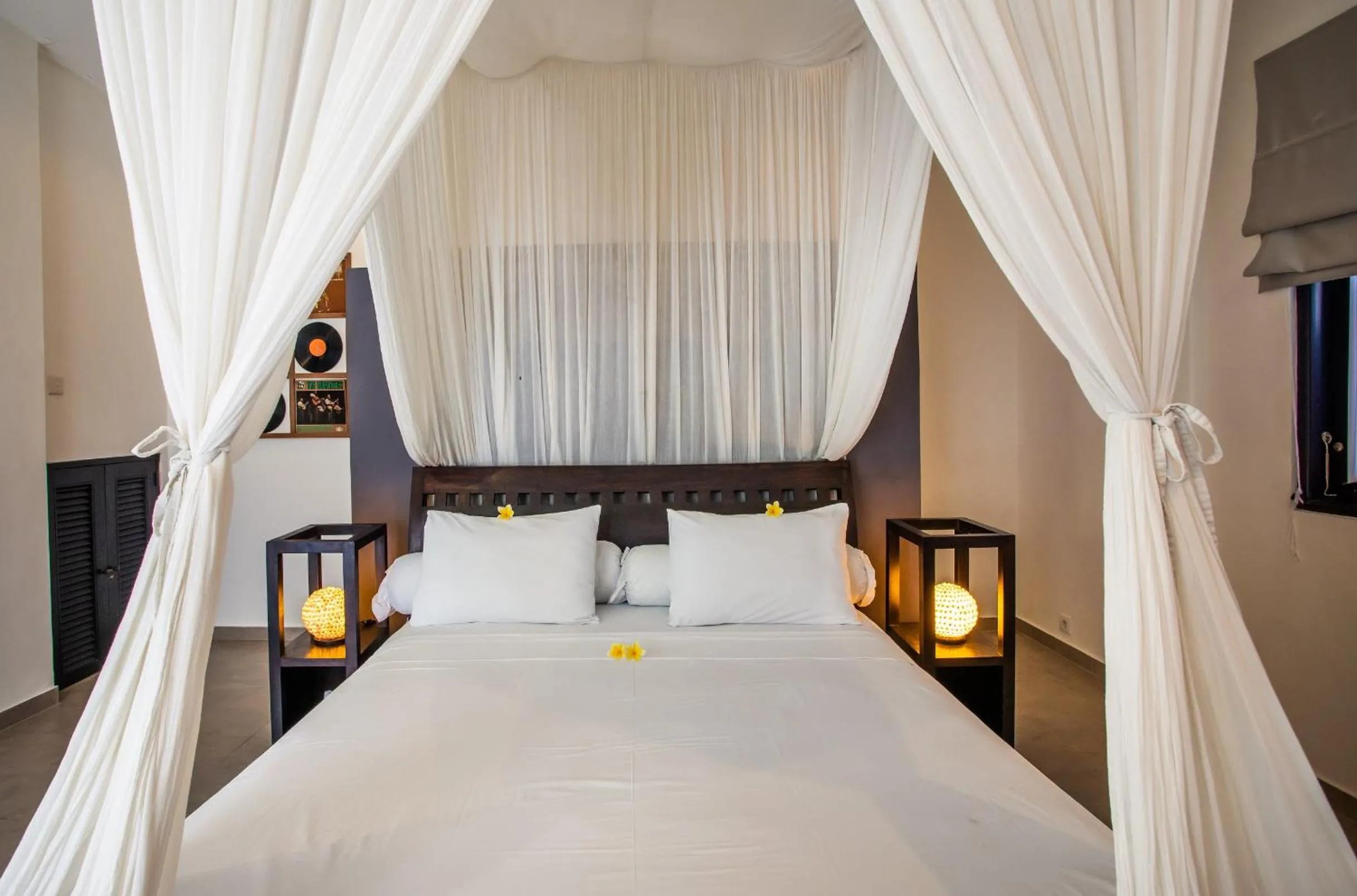 Bedroom, Bed in Villa Surga