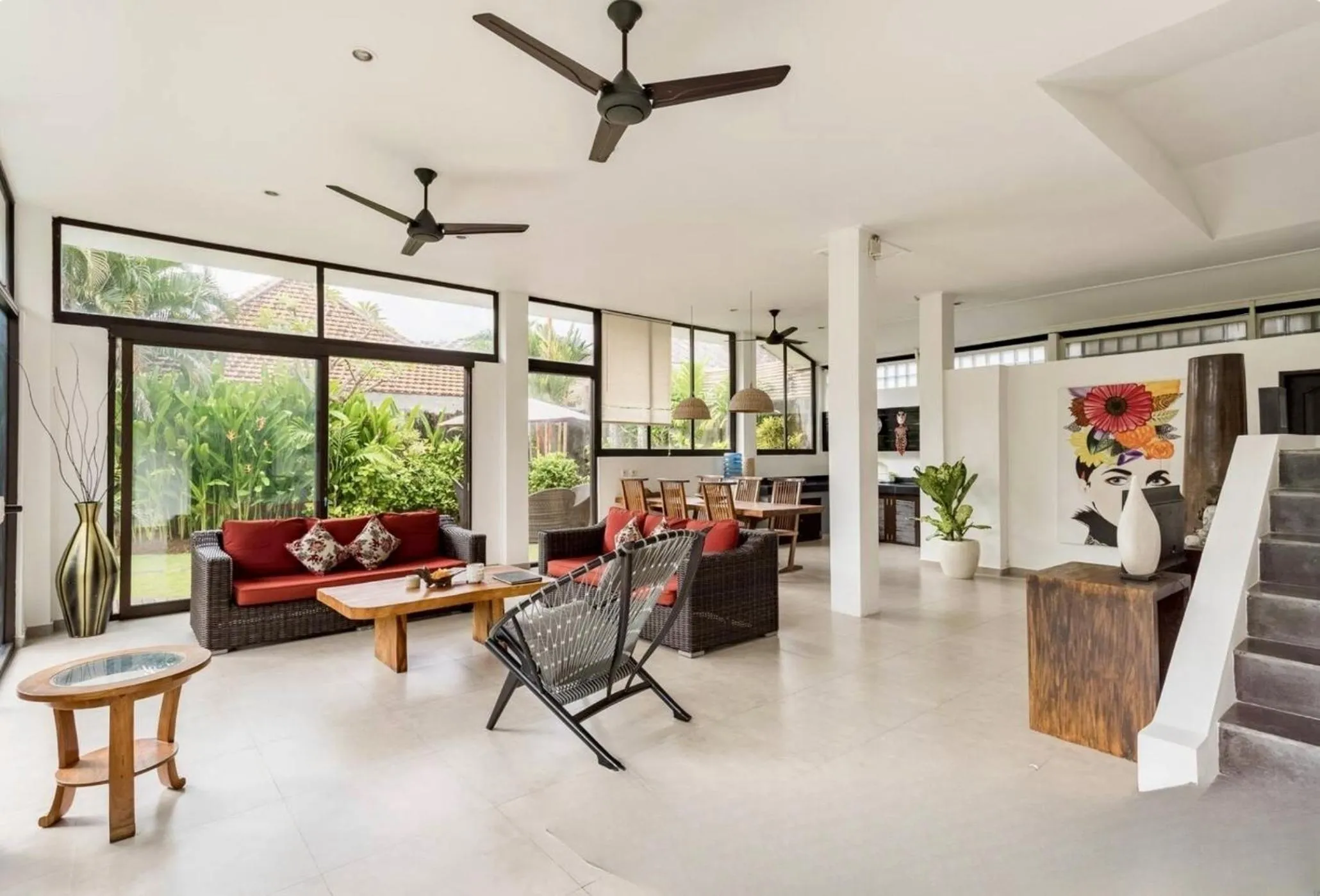 Living room in Villa Surga
