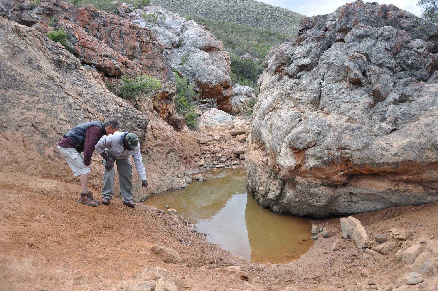 People in African Game Lodge