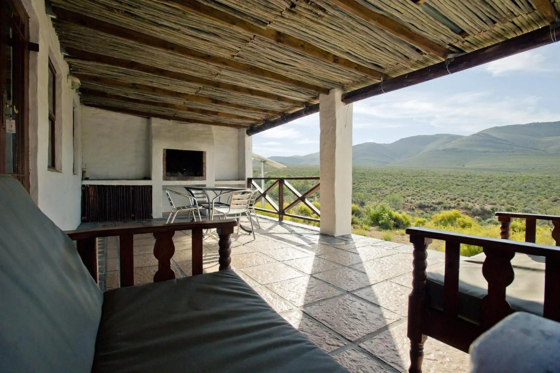 Balcony/Terrace in African Game Lodge