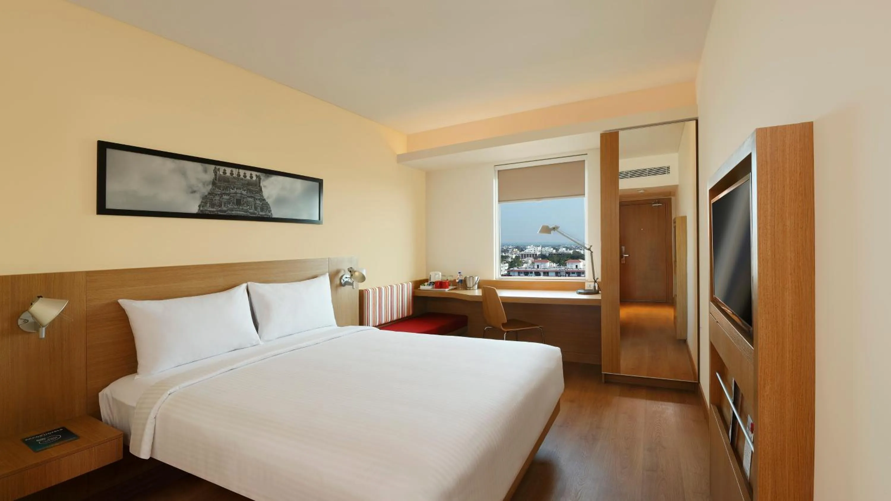 Photo of the whole room, Bed in ibis Bengaluru Hosur Road - An Accor Brand