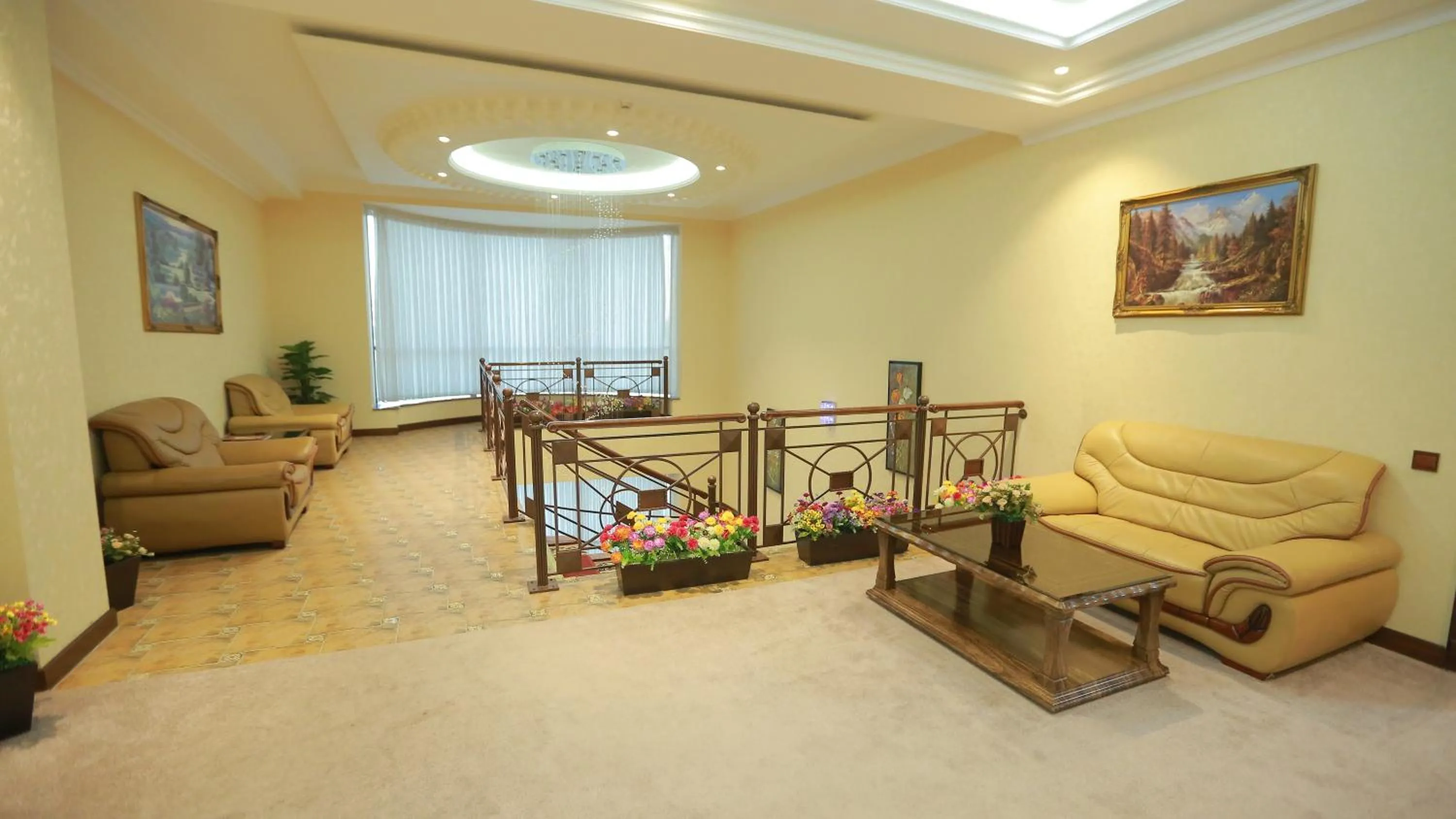 Seating area in Hayot Hotel