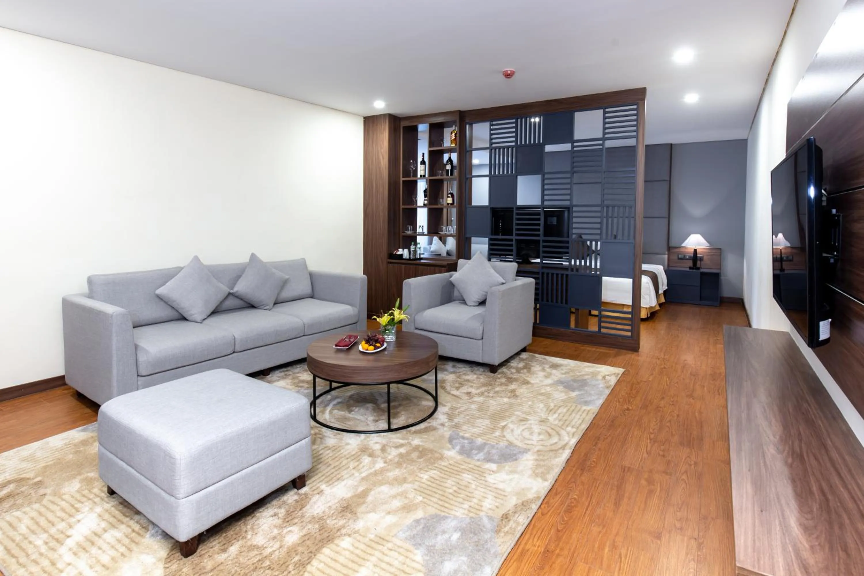 Living room in Muong Thanh Sapa Hotel